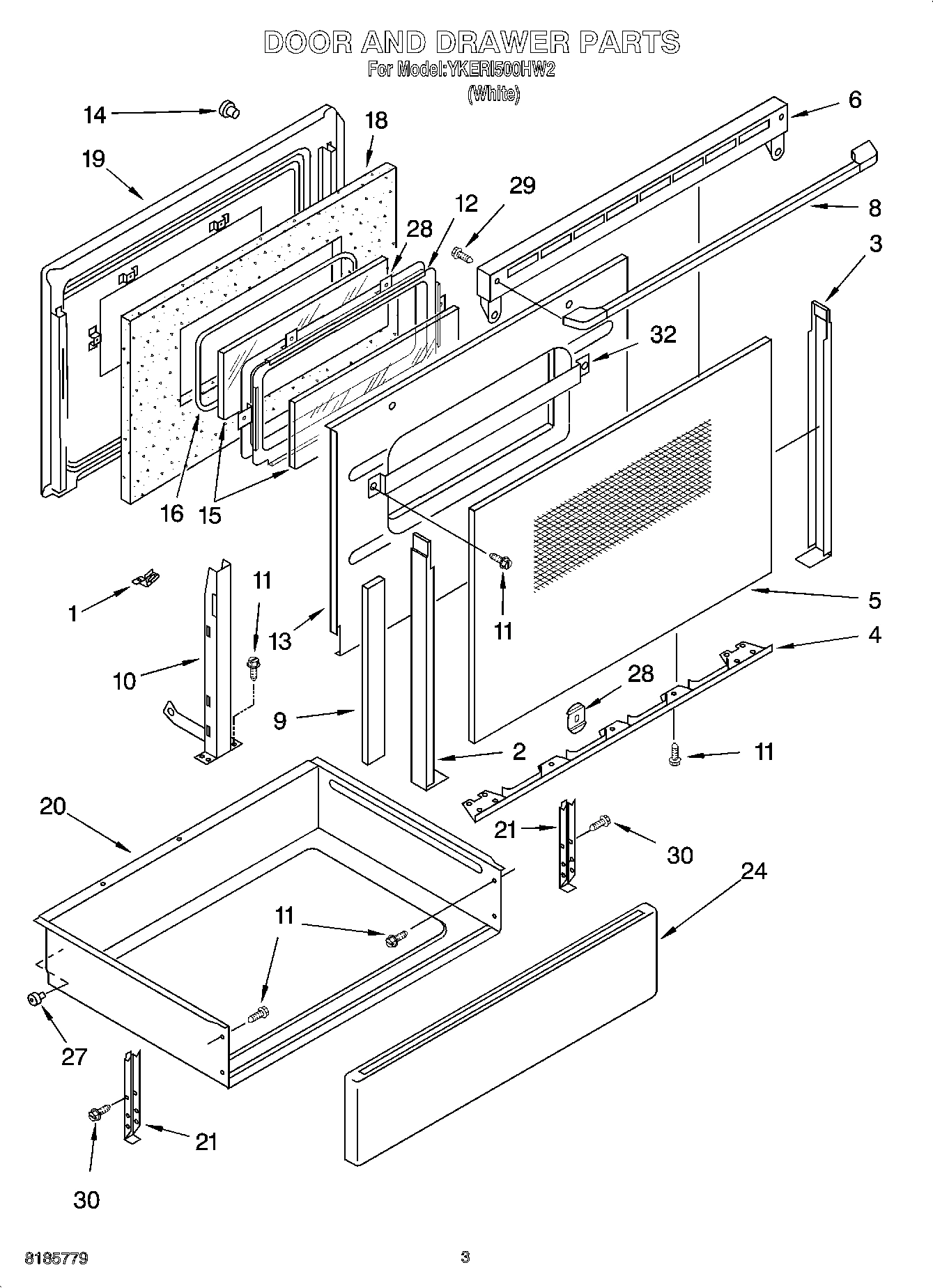 03 - DOOR AND DRAWER PARTS