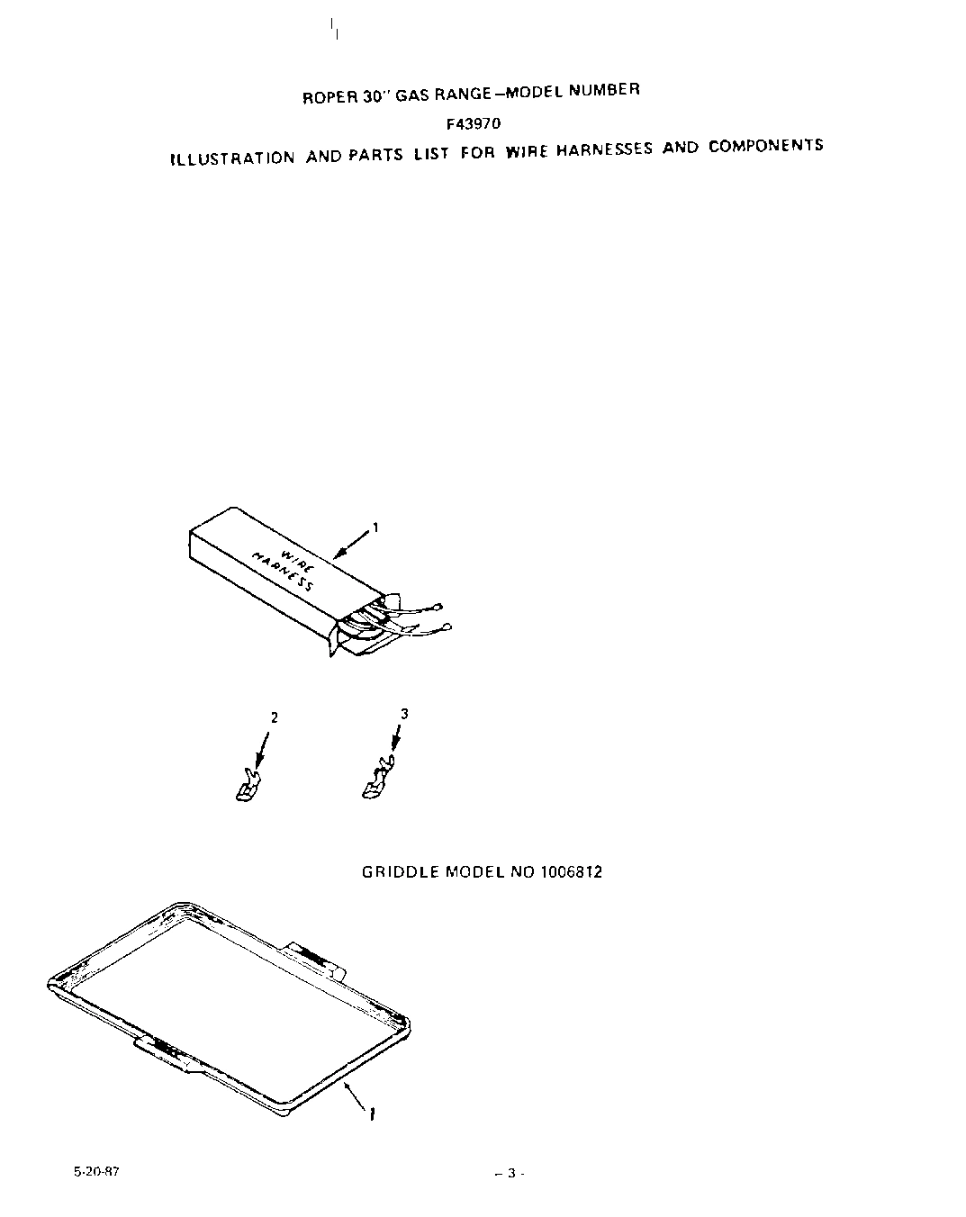 04 - WIRE HARNESS/COMPONENTS/GRIDDLE