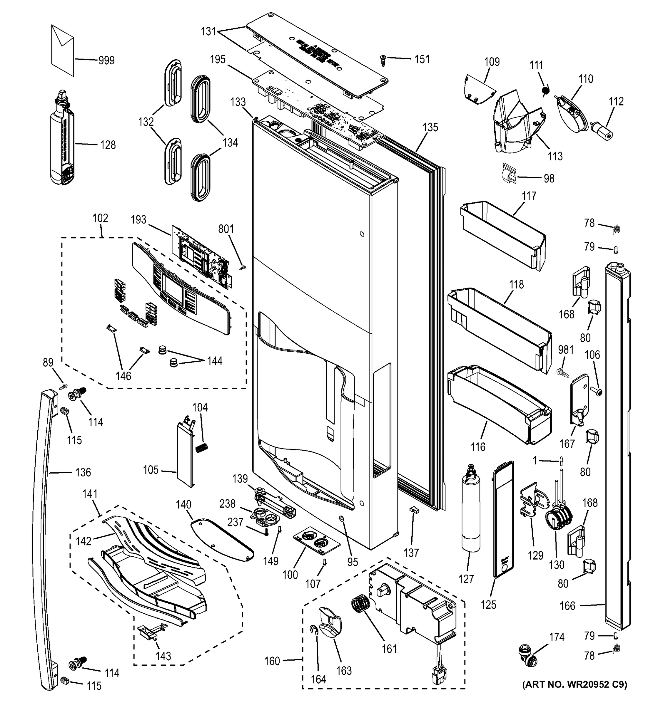 DISPENSER DOOR