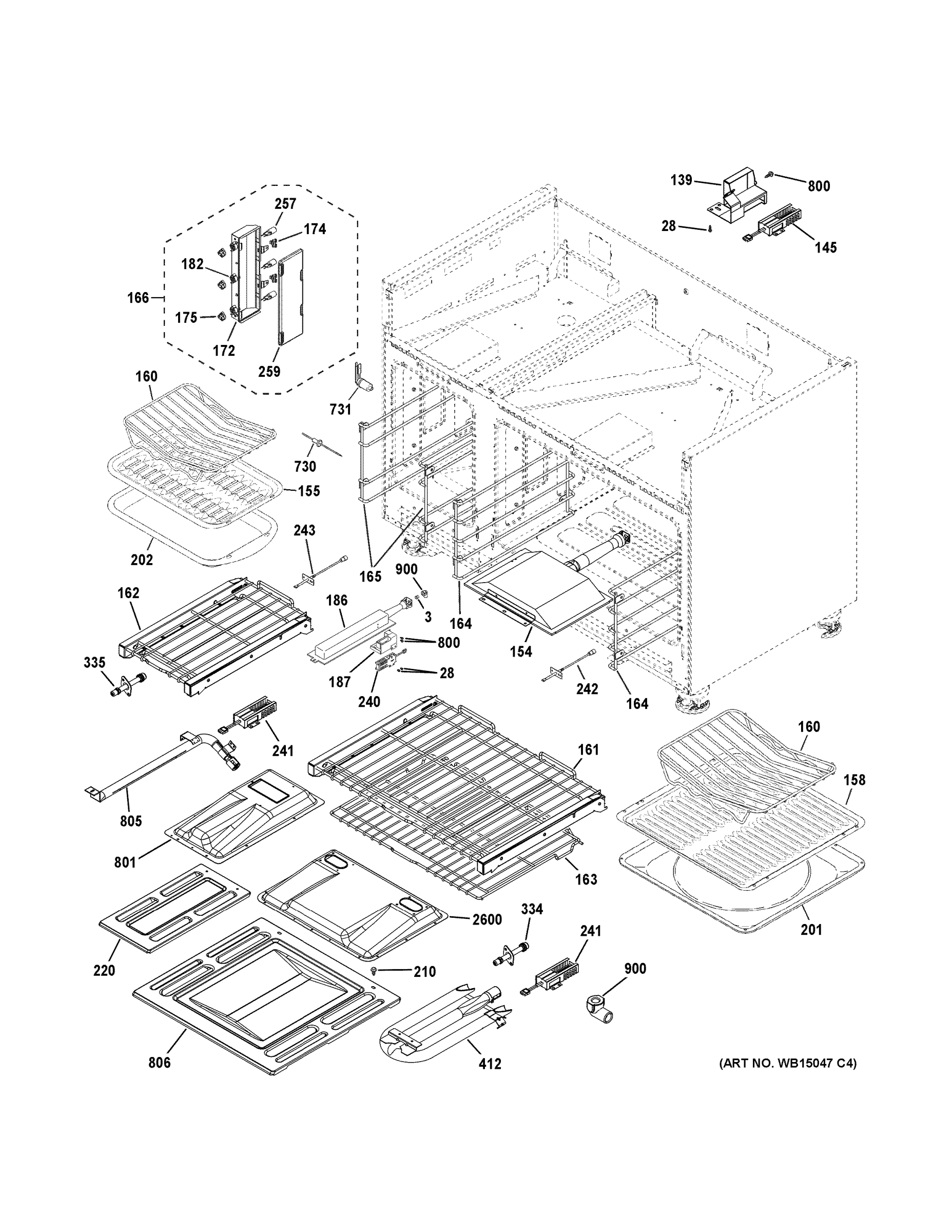 OVEN CAVITY PARTS