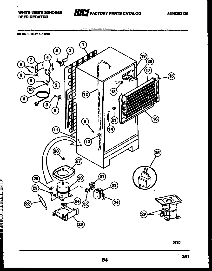 05 - SYSTEM AND AUTOMATIC DEFROST PARTS