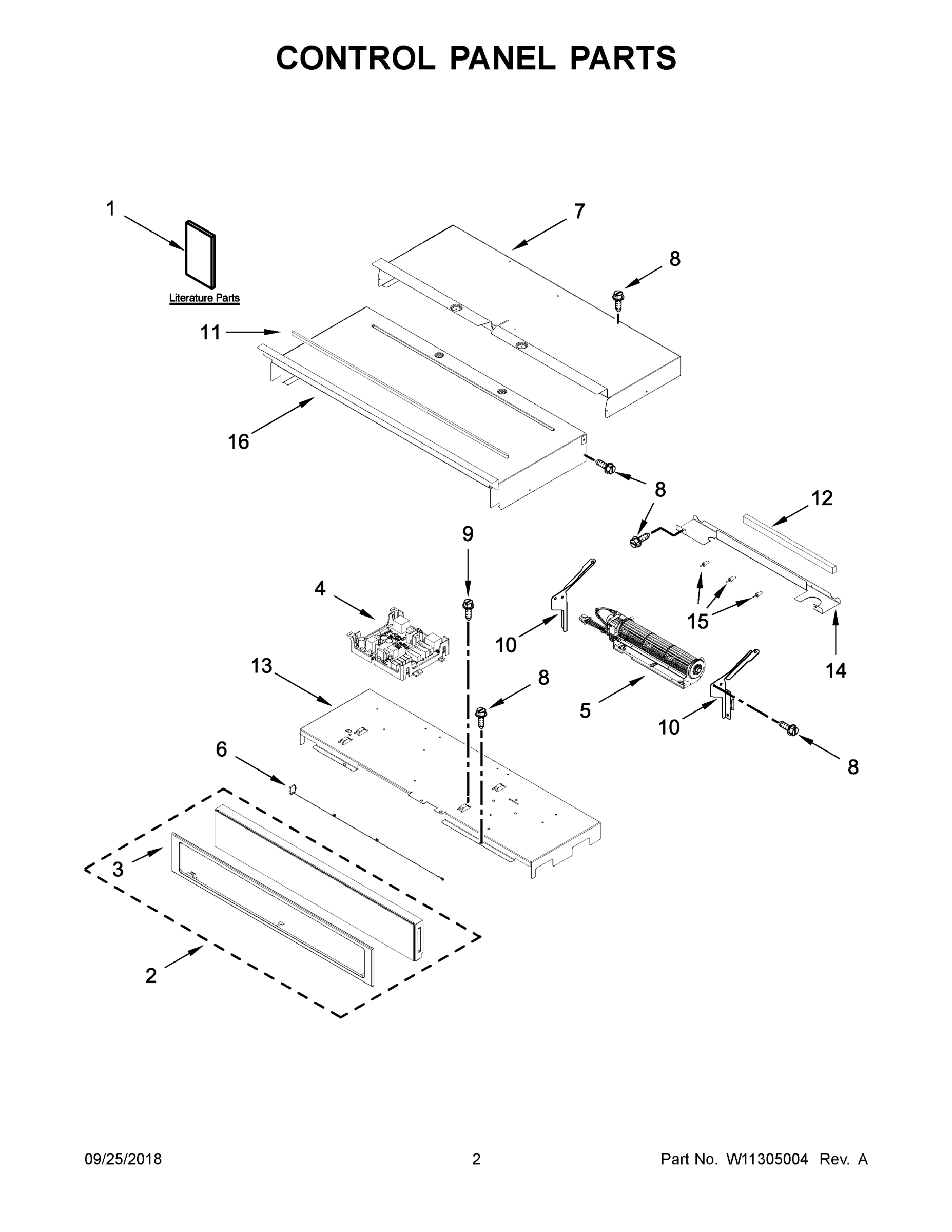 02 - CONTROL PANEL PARTS