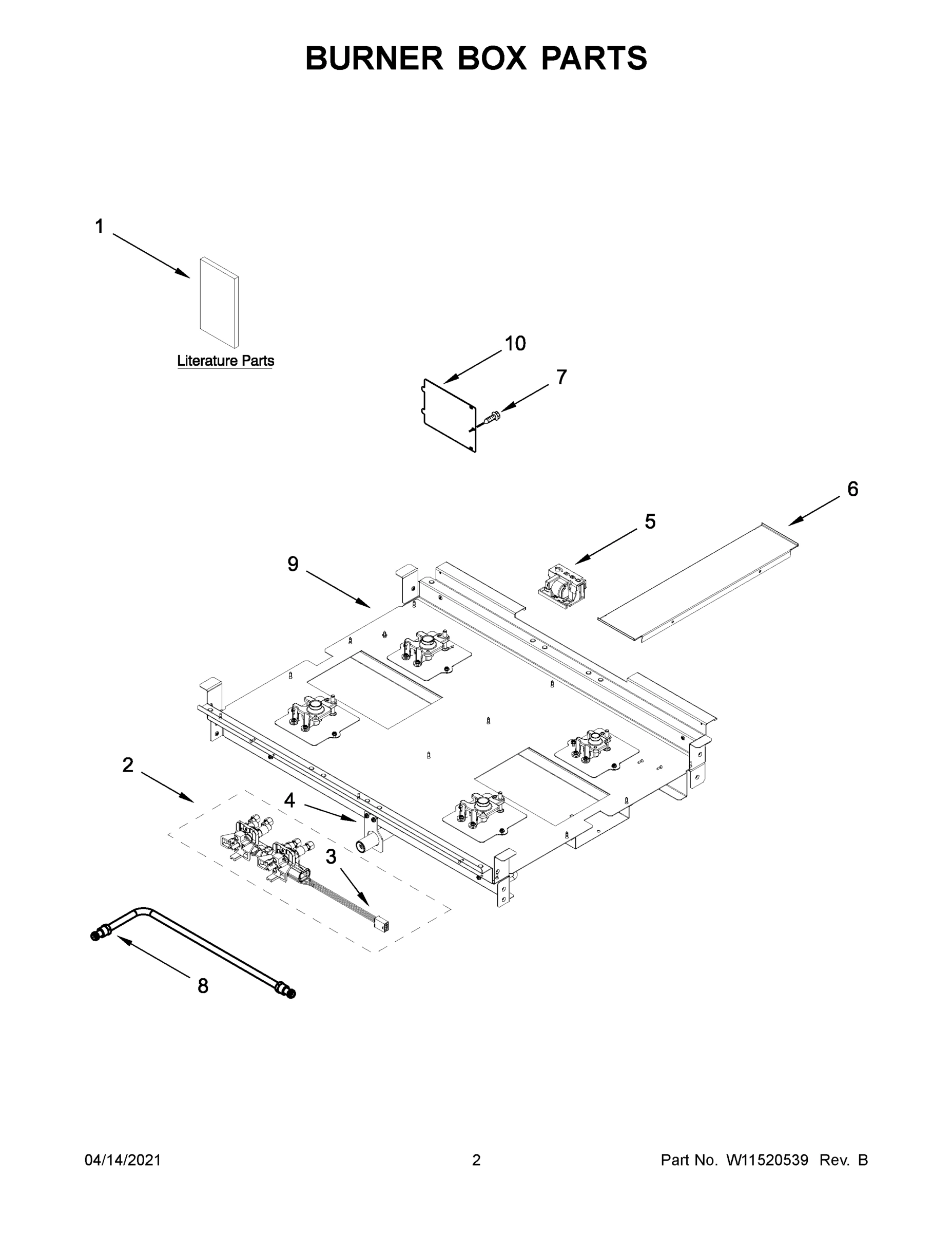 02 - BURNER BOX PARTS