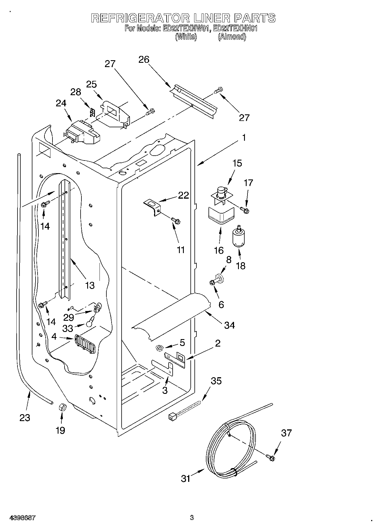 02 - REFRIGERATOR LINER
