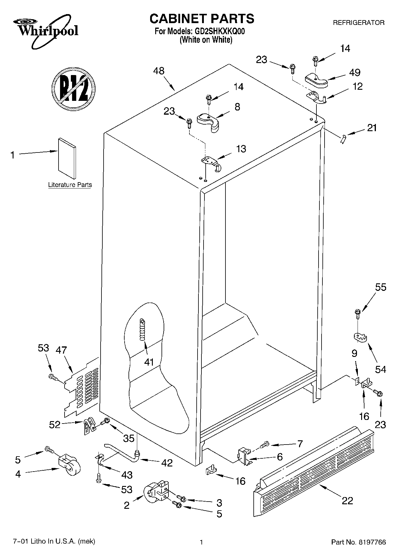 01 - CABINET, LITERATURE