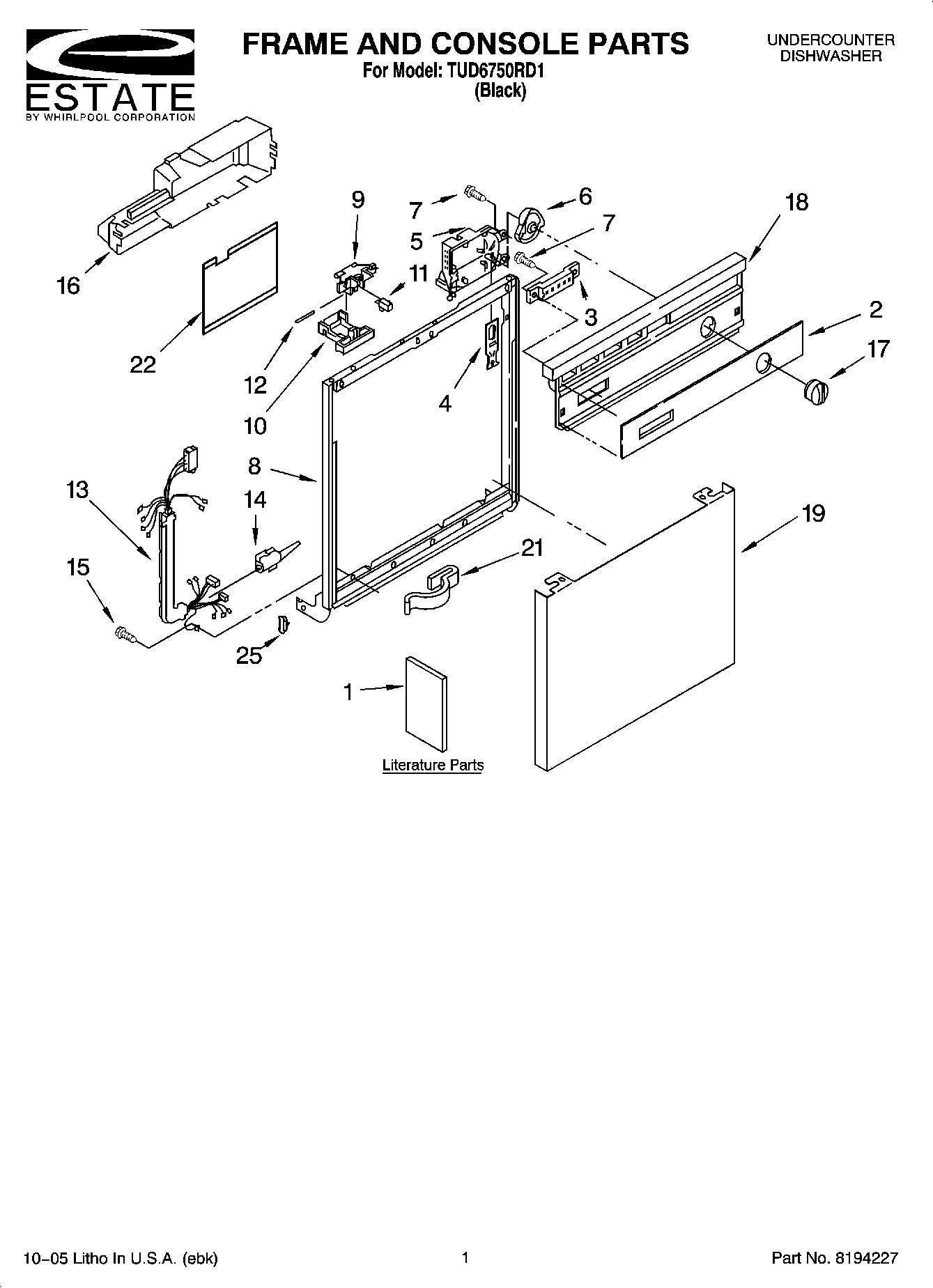 01 - FRAME AND CONSOLE PARTS