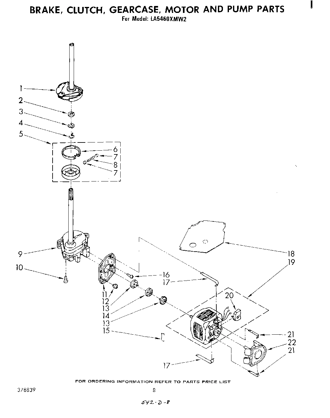 06 - BRAKE, CLUTCH, GEARCASE, MOTOR AND PUMP