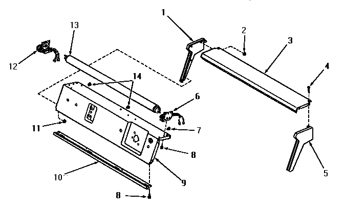 16 - PAN SUPP PLT/CTRL HOOD ENDS & FLOUR TUBE