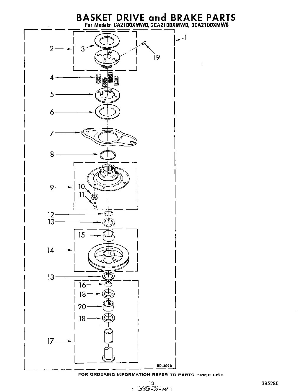 11 - BASKET DRIVE AND BRAKE