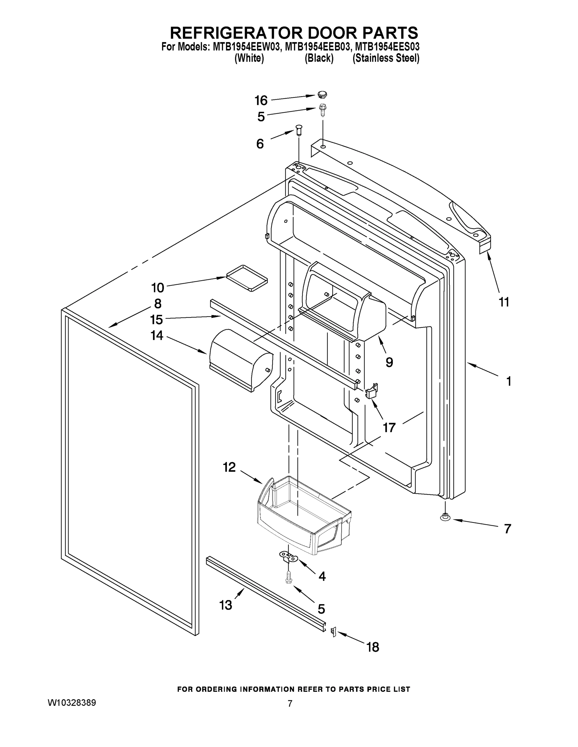 04 - REFRIGERATOR DOOR PARTS