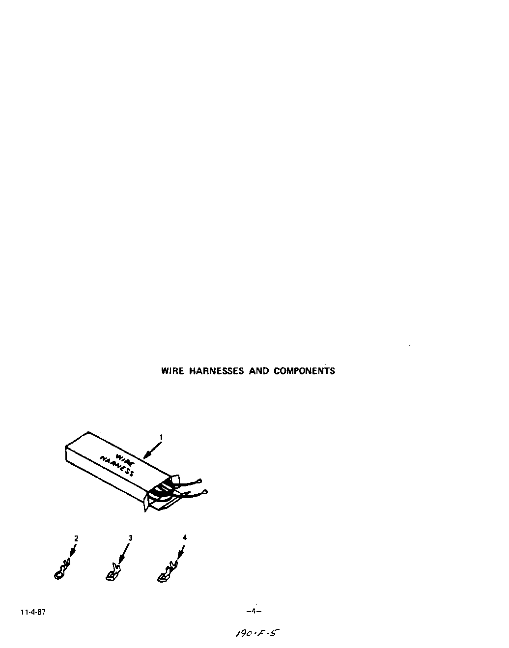 05 - WIRE HARNESS AND COMPONENTS