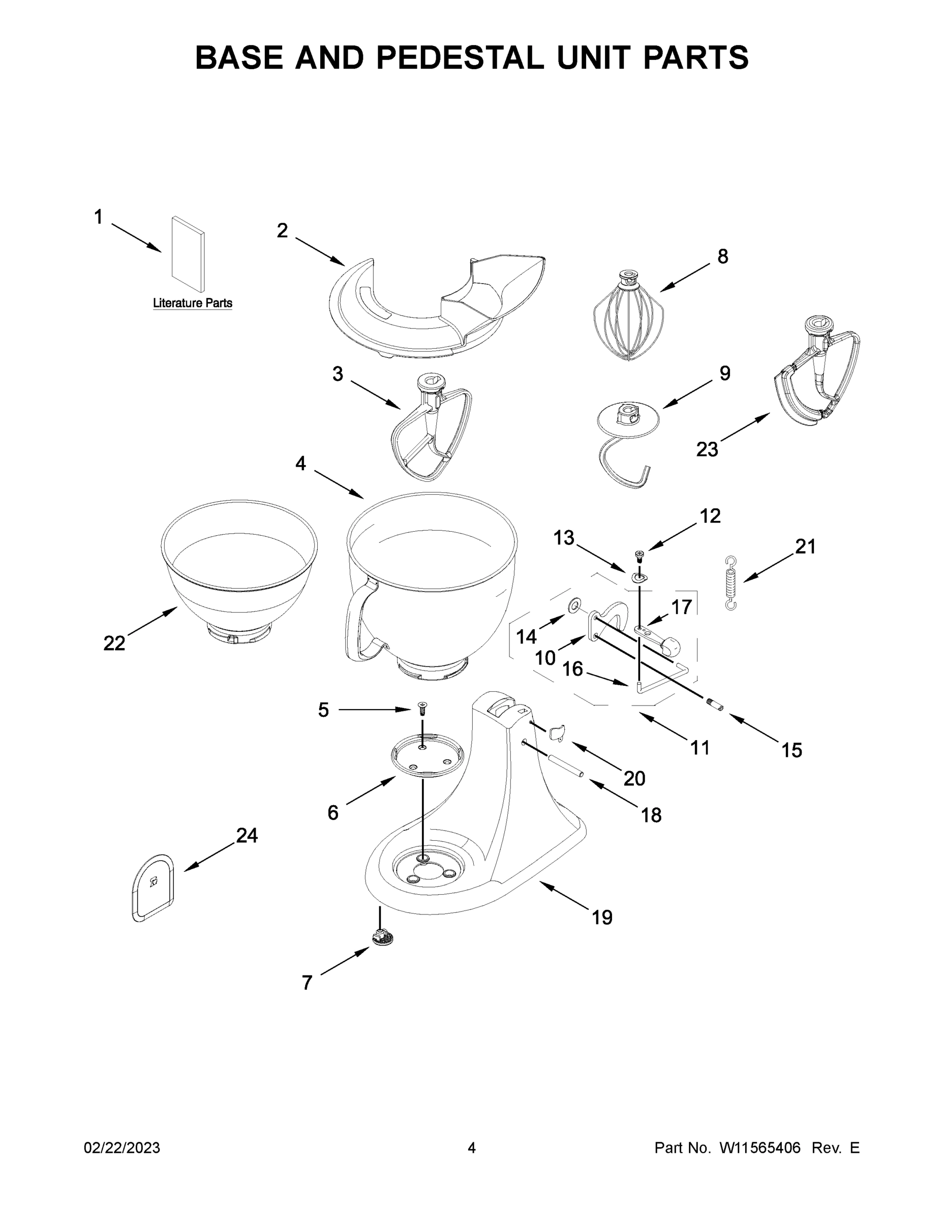 03 - BASE AND PEDESTAL UNIT PARTS