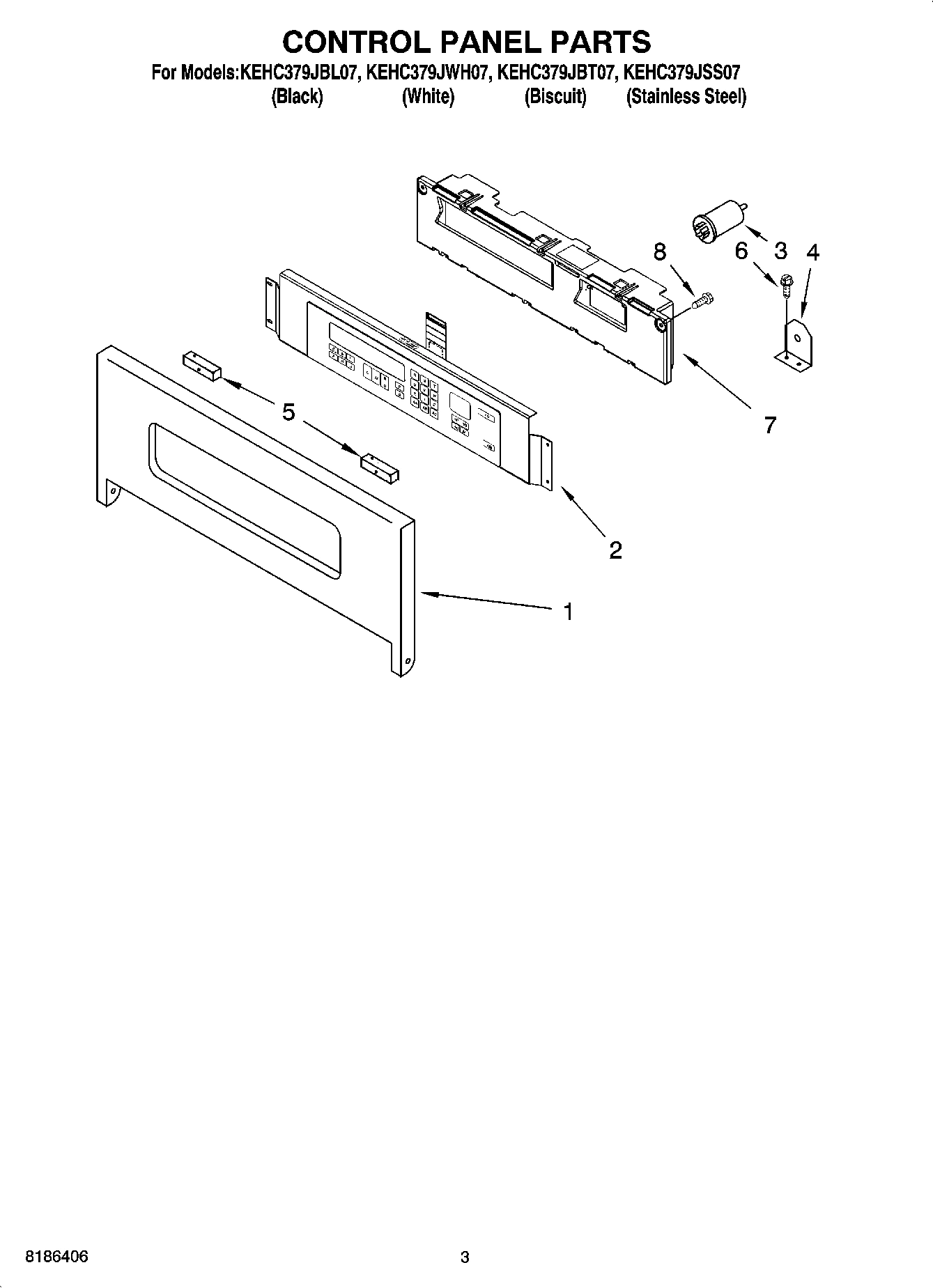 02 - CONTROL PANEL PARTS