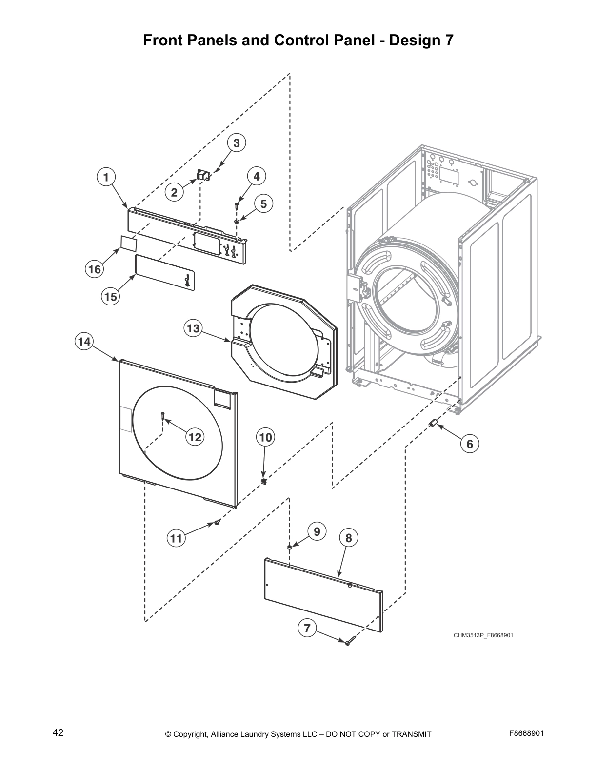 Front Panels and Control Panel - Design 7