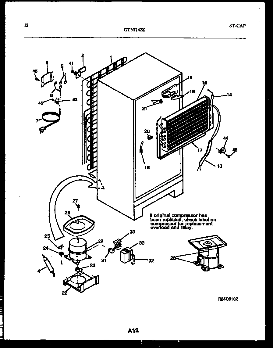 07 - SYSTEM AND AUTOMATIC DEFROST PARTS