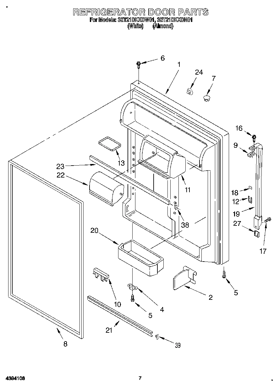 04 - REFRIGERATOR DOOR