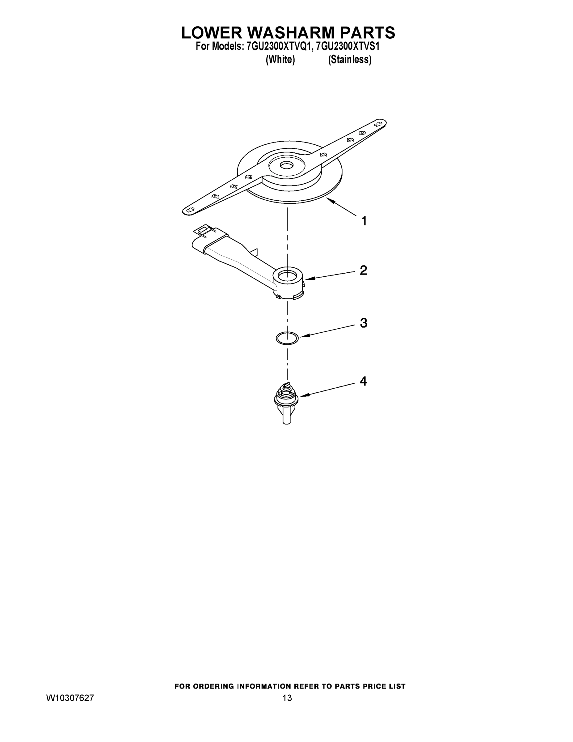 11 - LOWER WASHARM PARTS