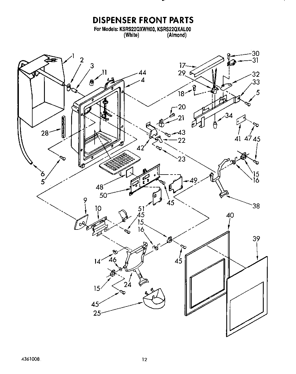 09 - DISPENSER FRONT