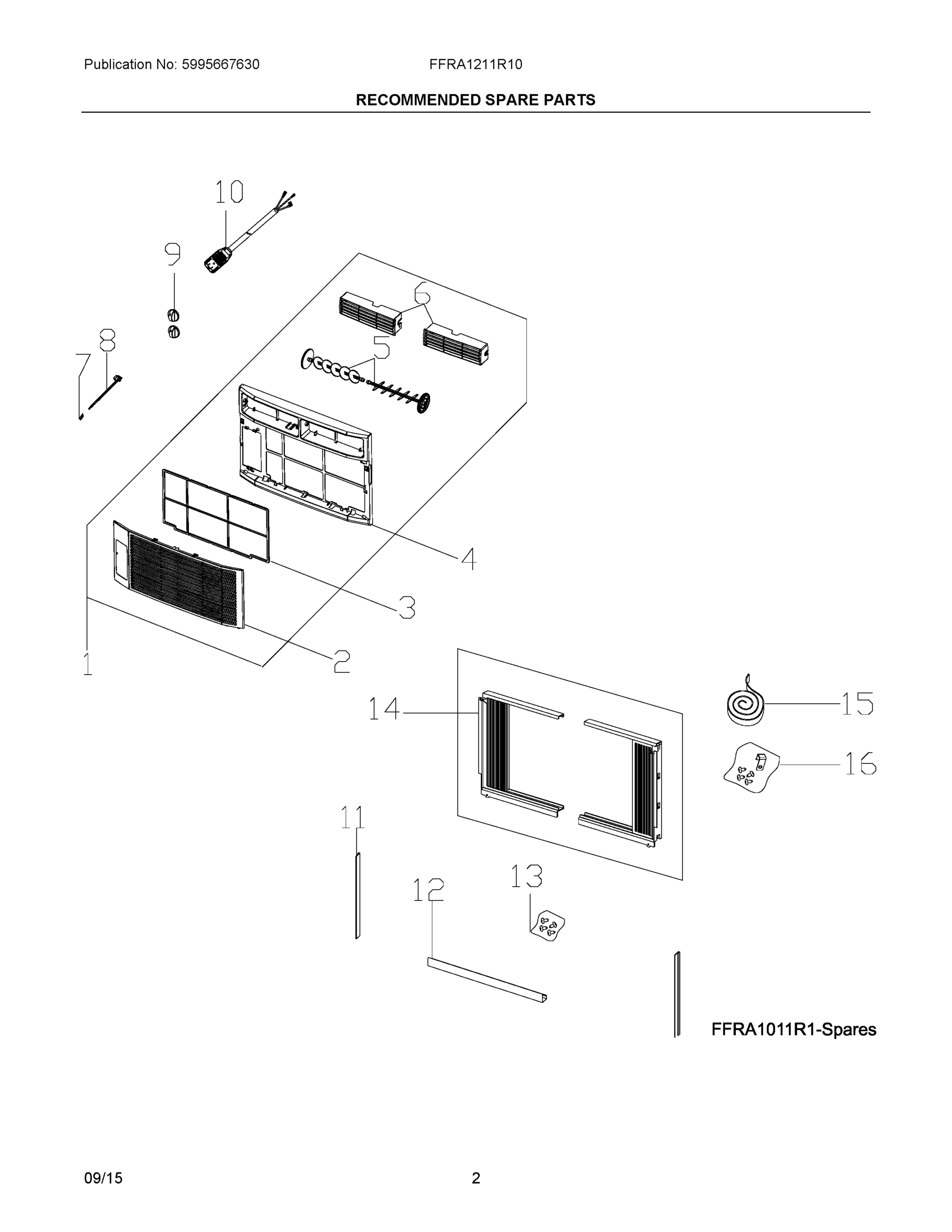02 - RECOMMENDED SPARE PARTS