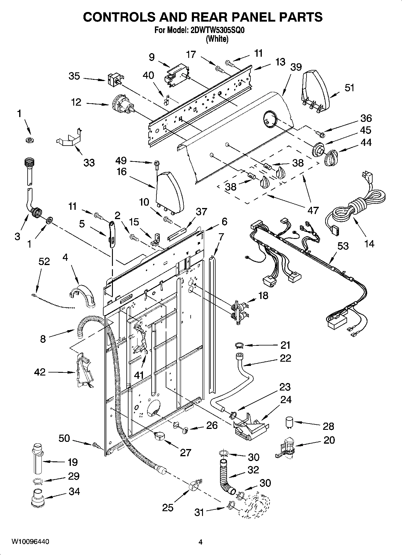 02 - CONTROLS AND REAR PANEL PARTS