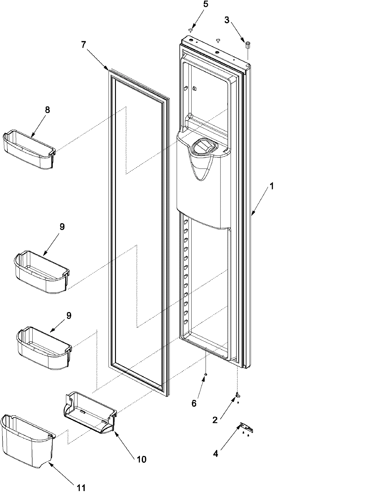 07 - FREEZER DOOR