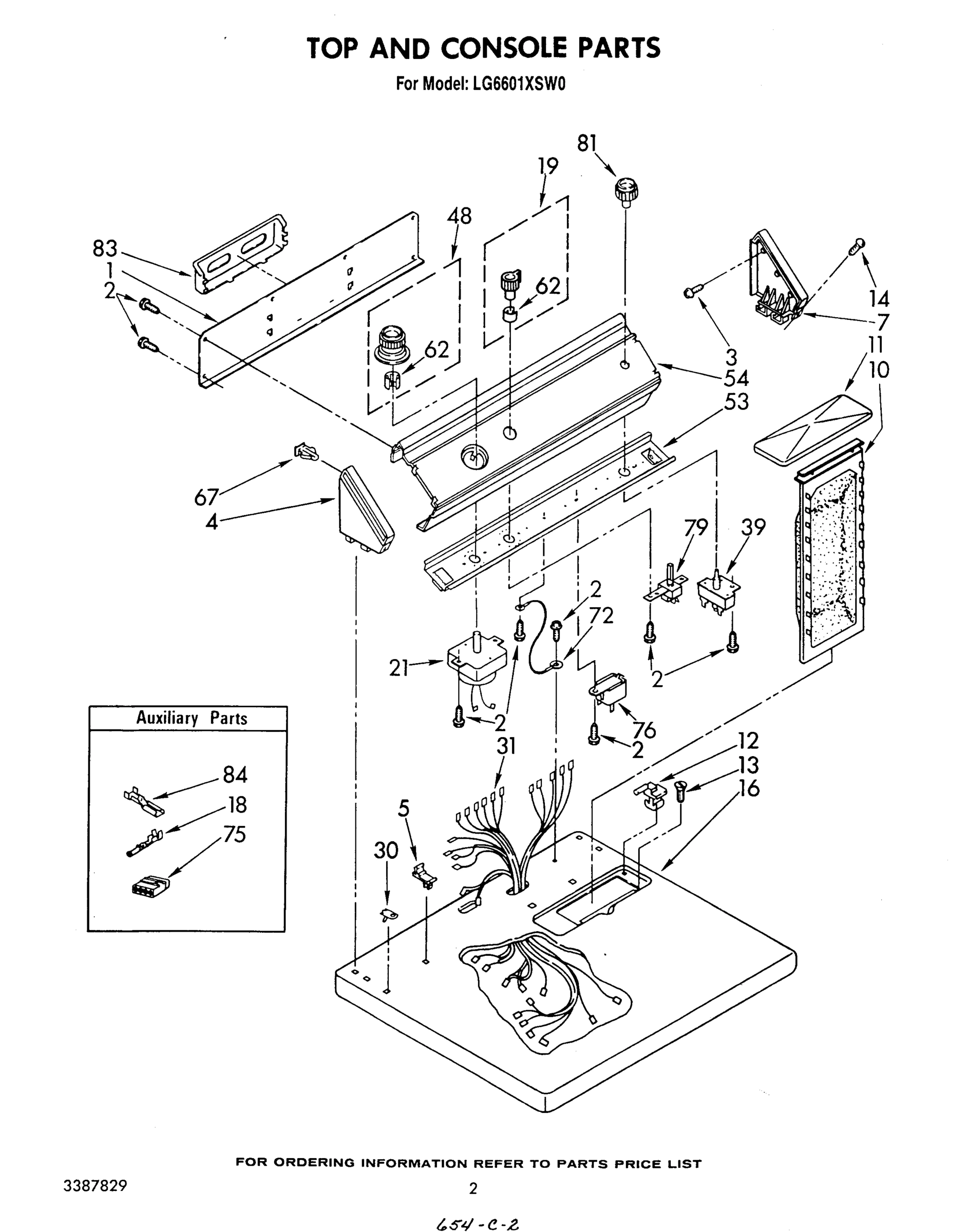 02 - TOP AND CONSOLE, LITERATURE AND OPTIONAL
