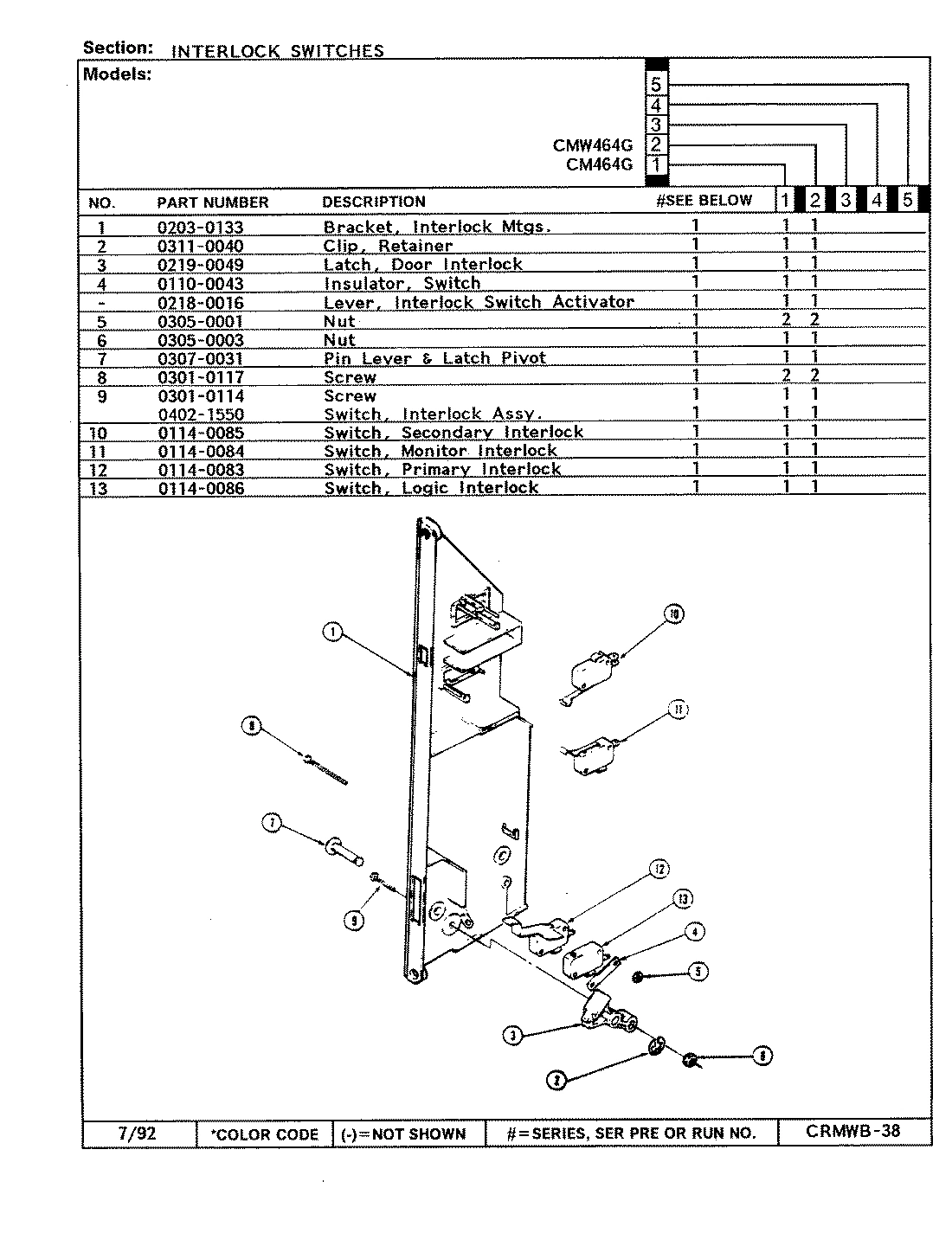 04 - INTERLOCK SWITCHES