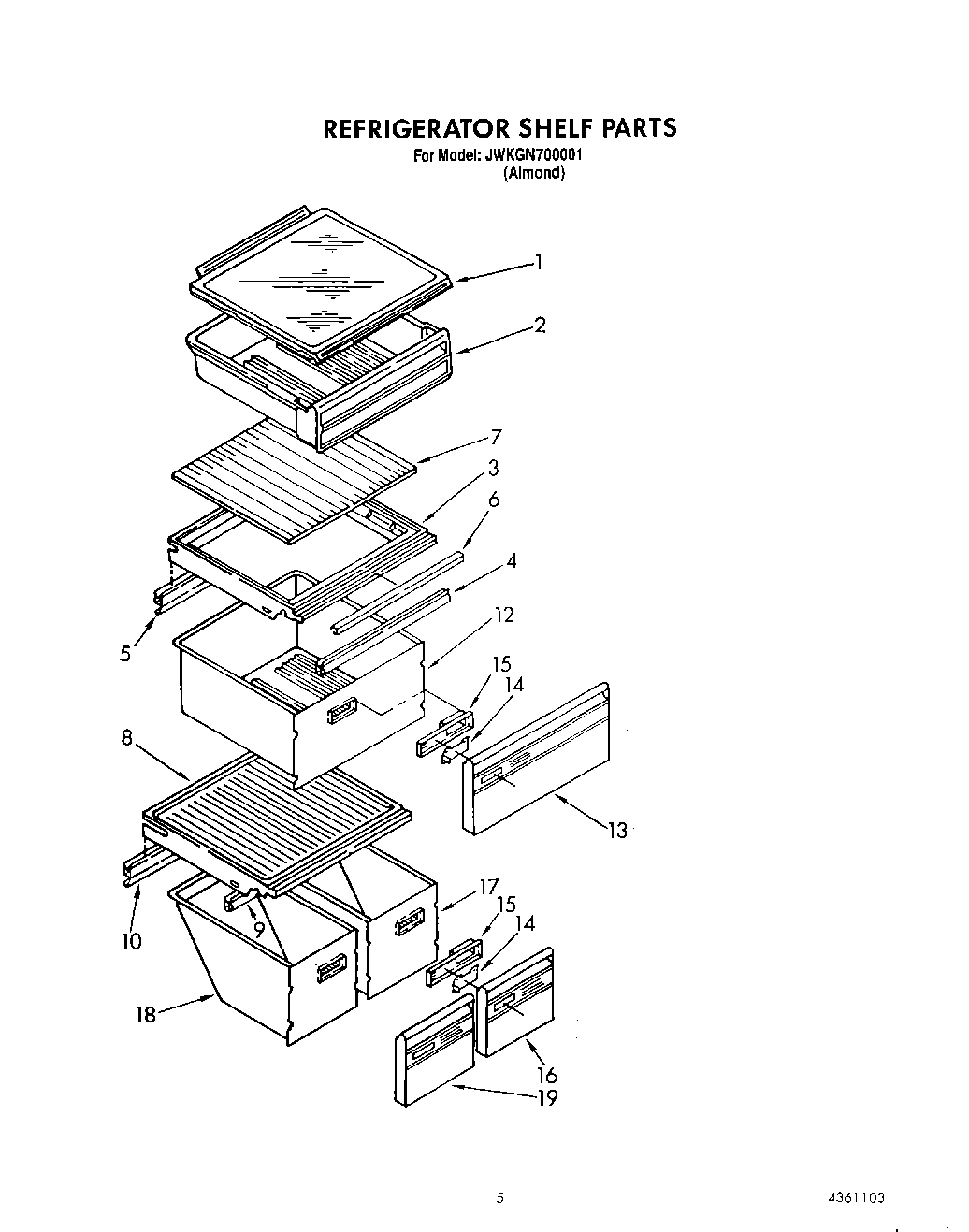 05 - REFRIGERATOR SHELF