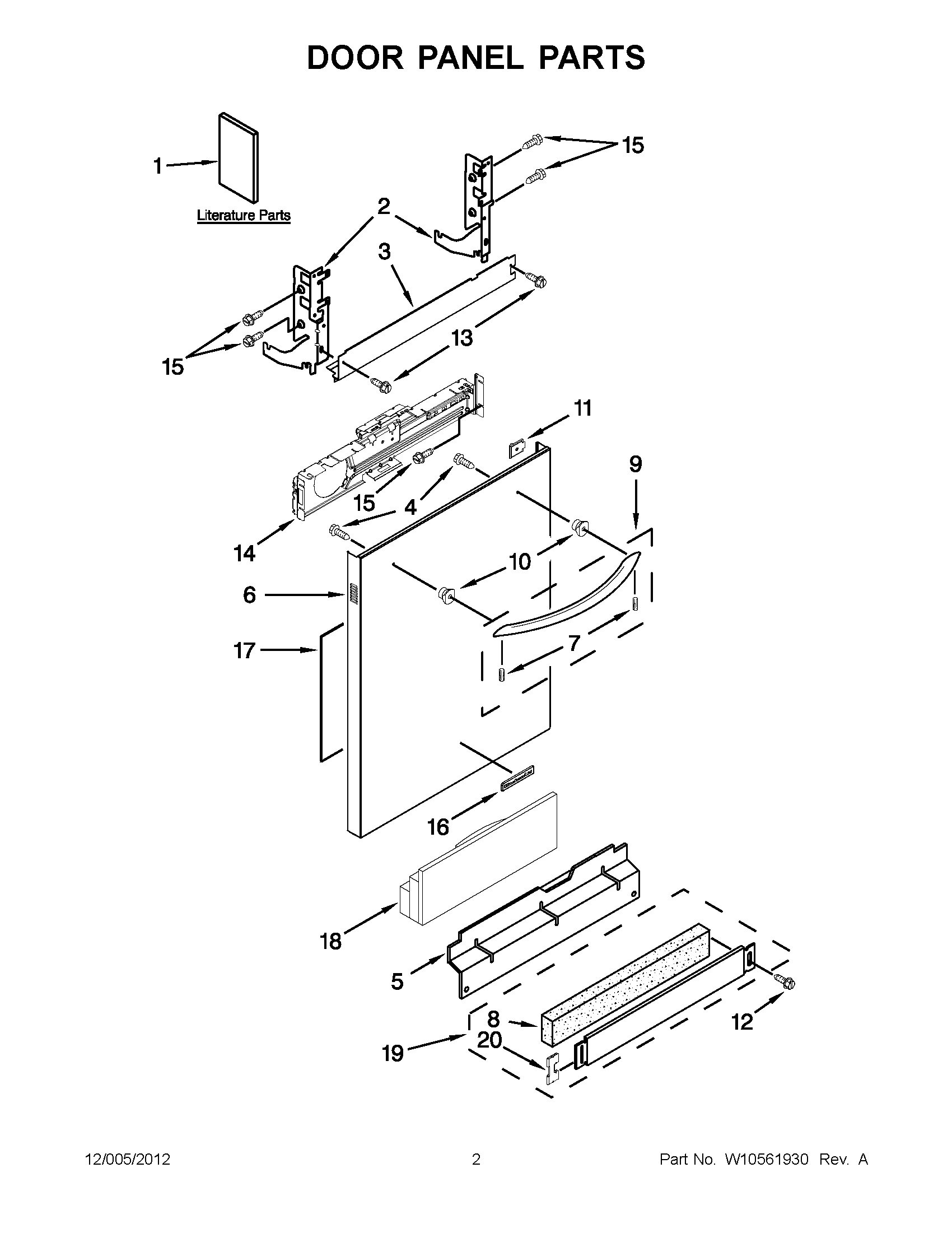 01 - DOOR PANEL PARTS