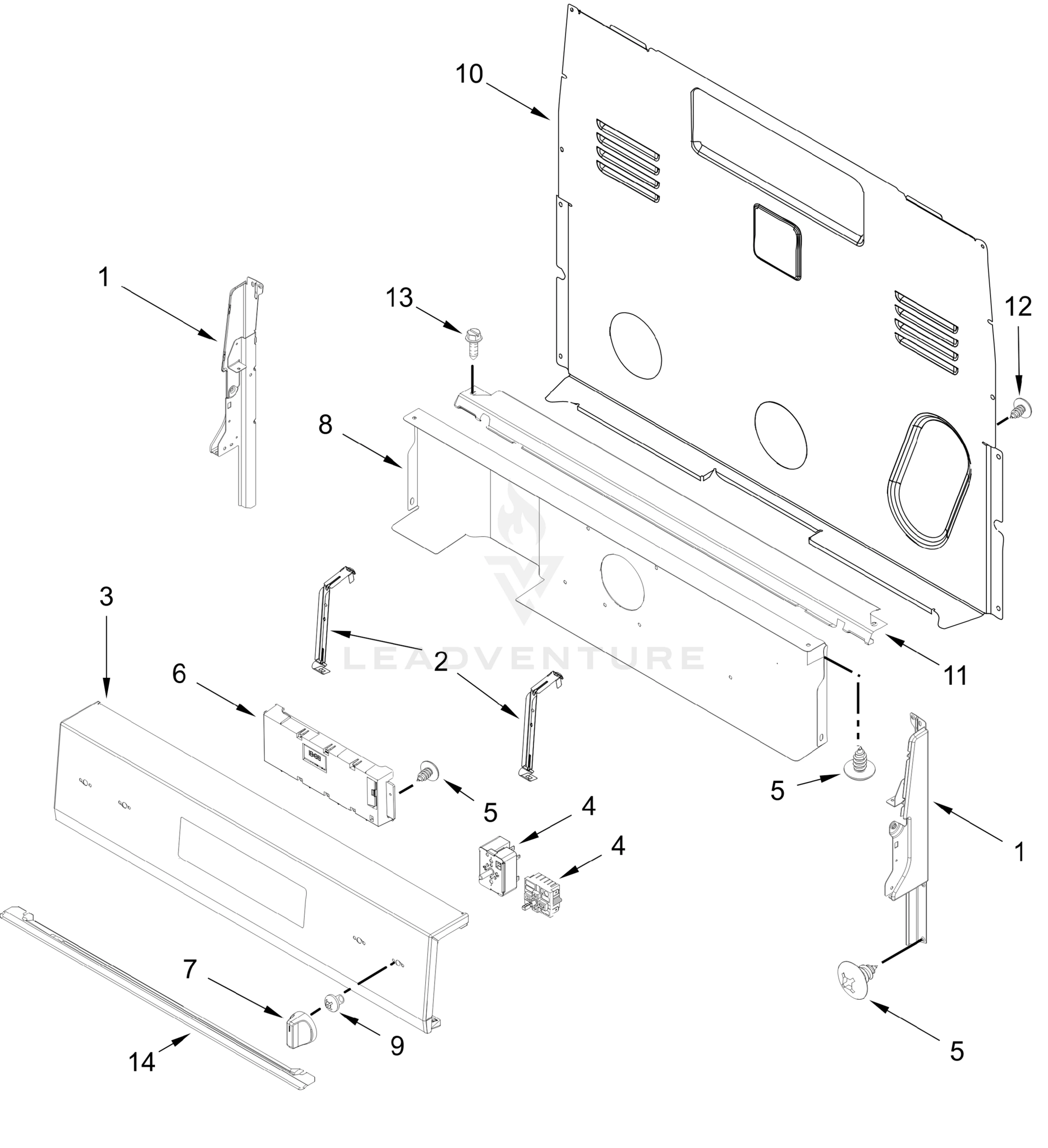 CONTROL PANEL PARTS