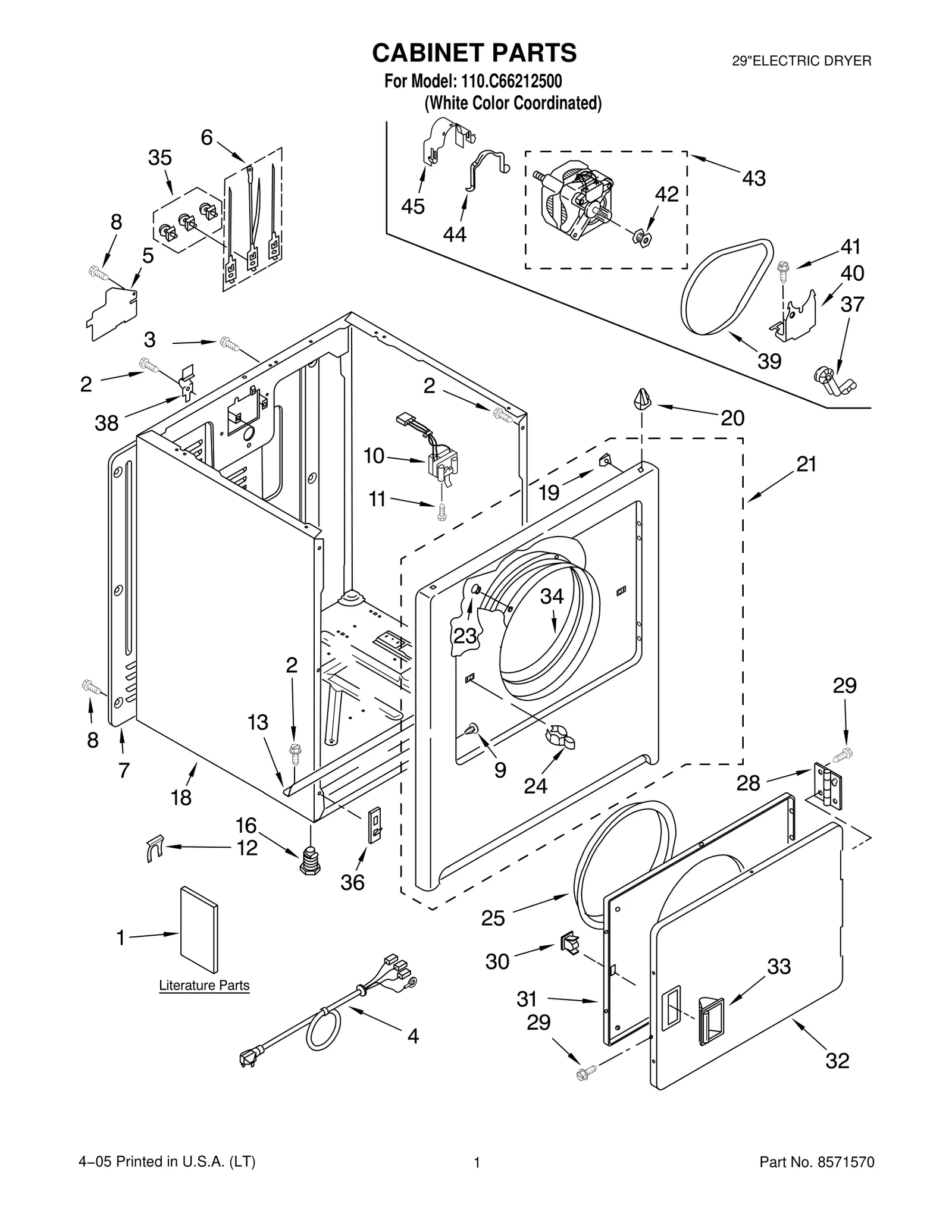CABINET PARTS