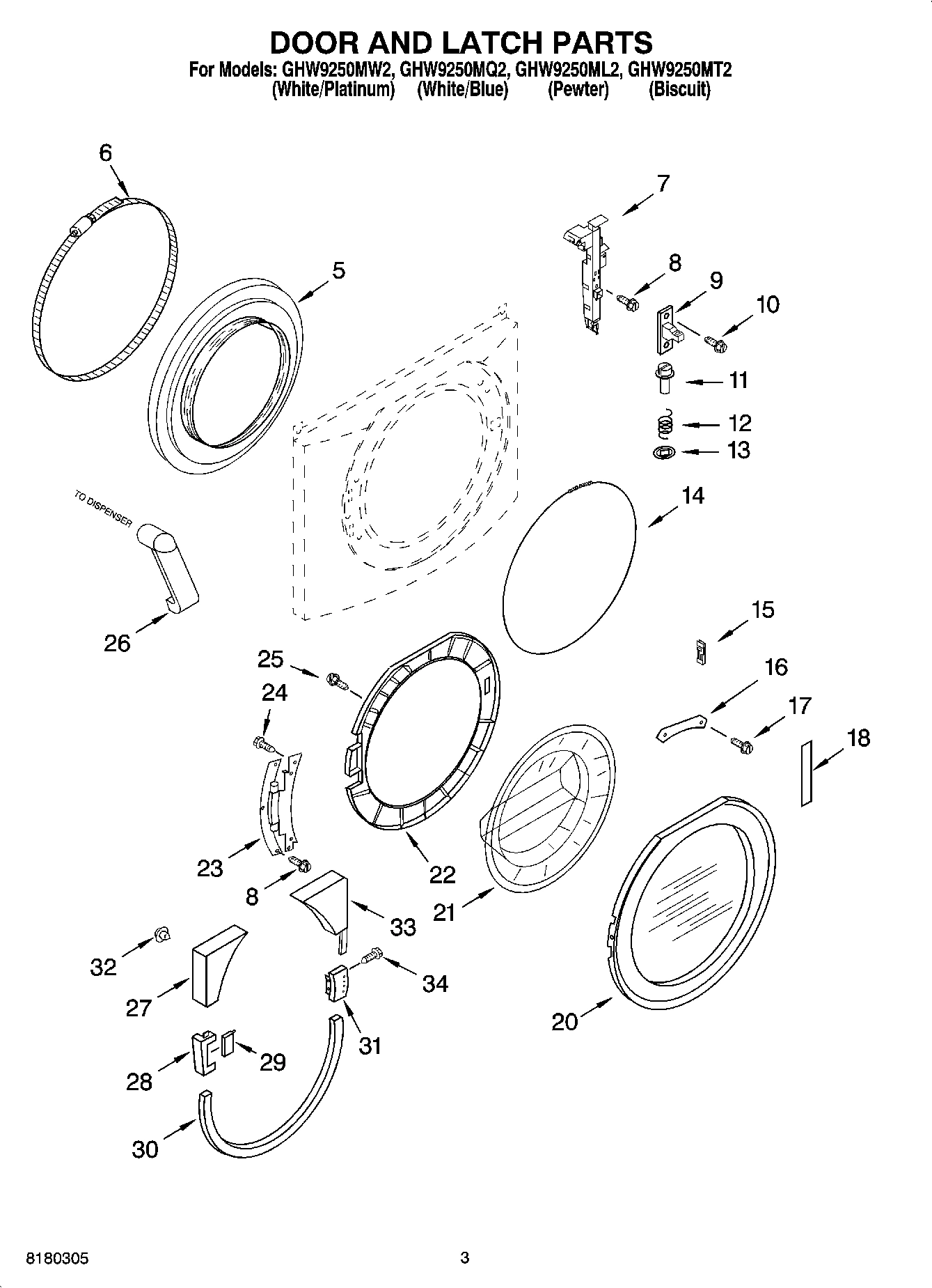 02 - DOOR AND LATCH PARTS