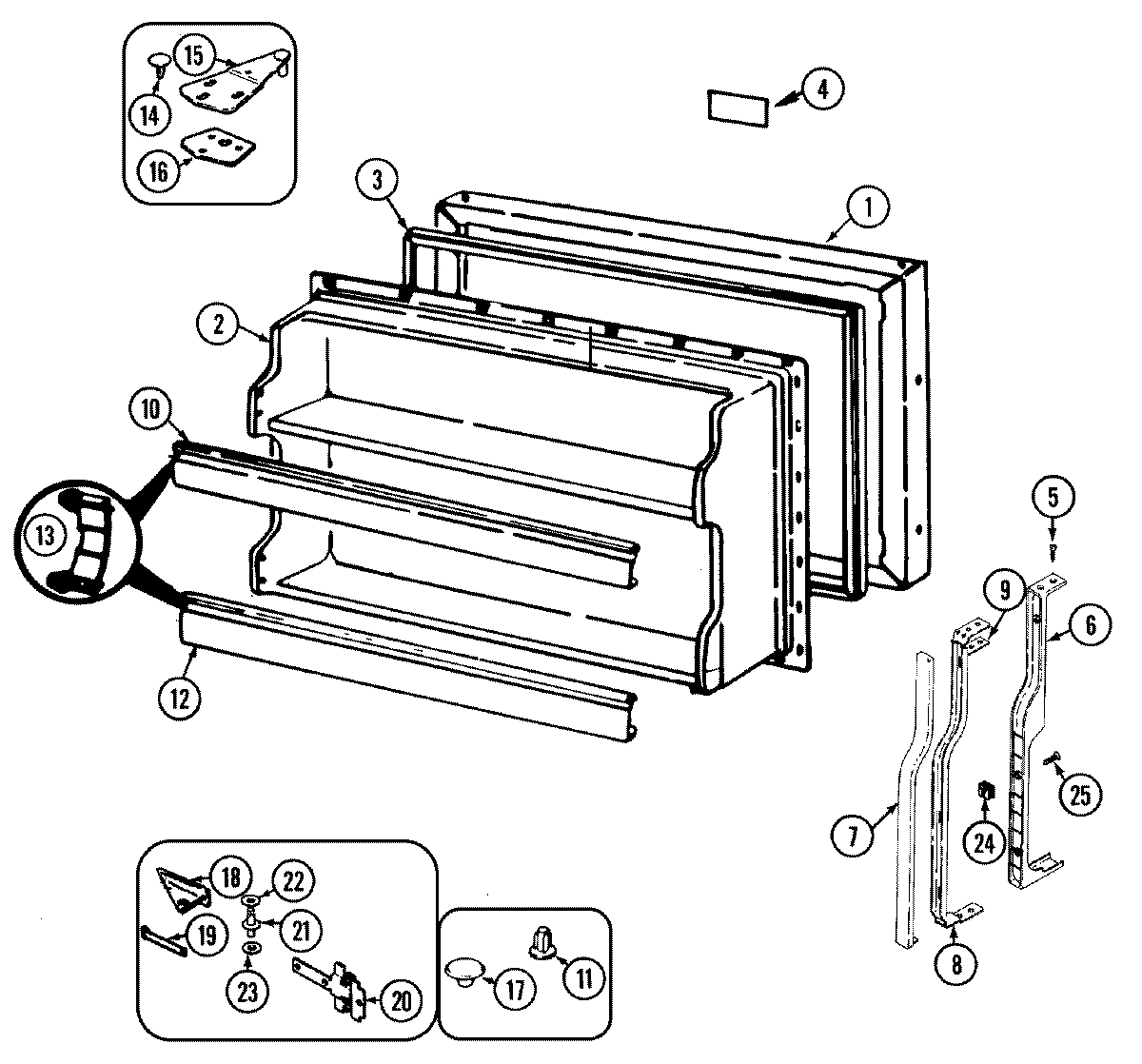 02 - FREEZER DOOR