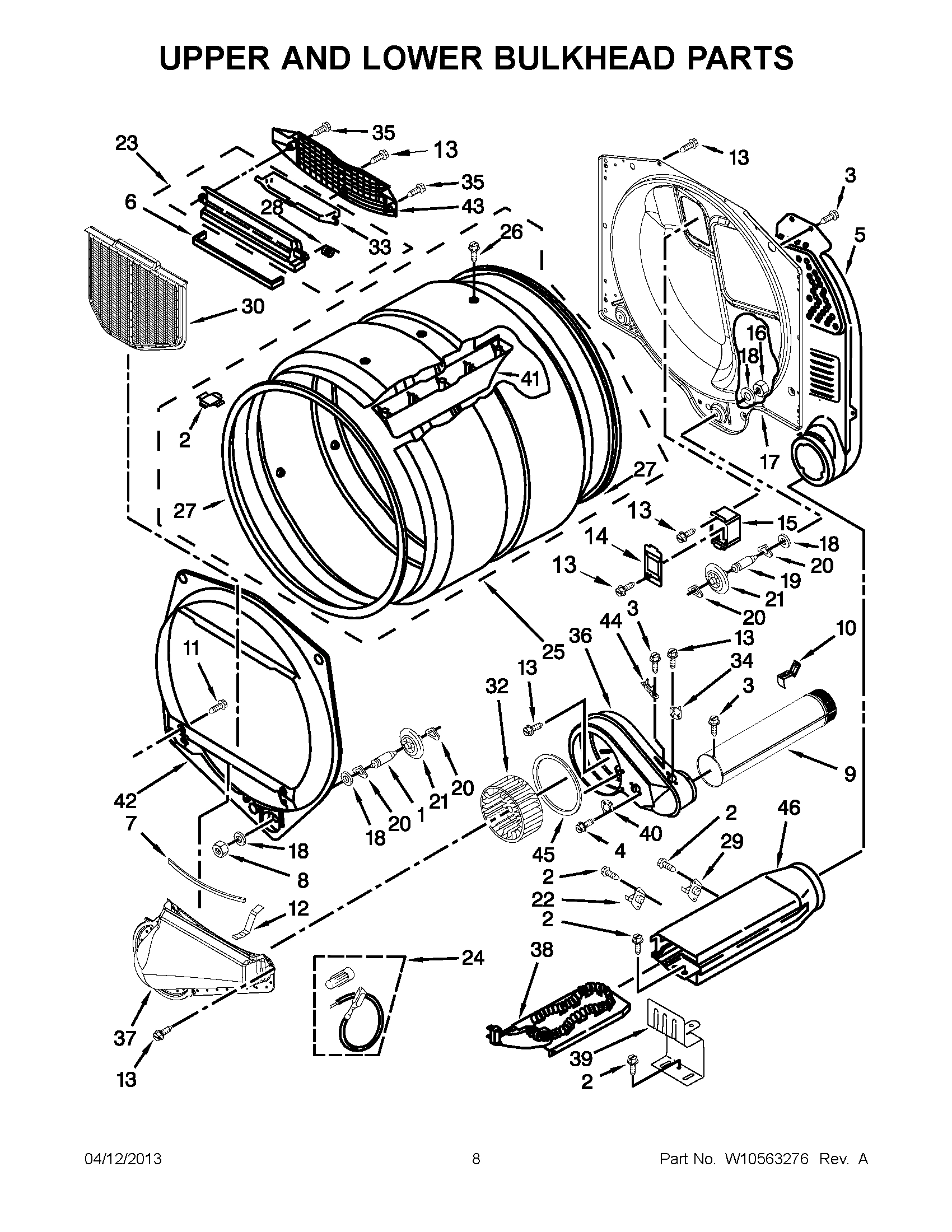04 - UPPER AND LOWER BULKHEAD PARTS