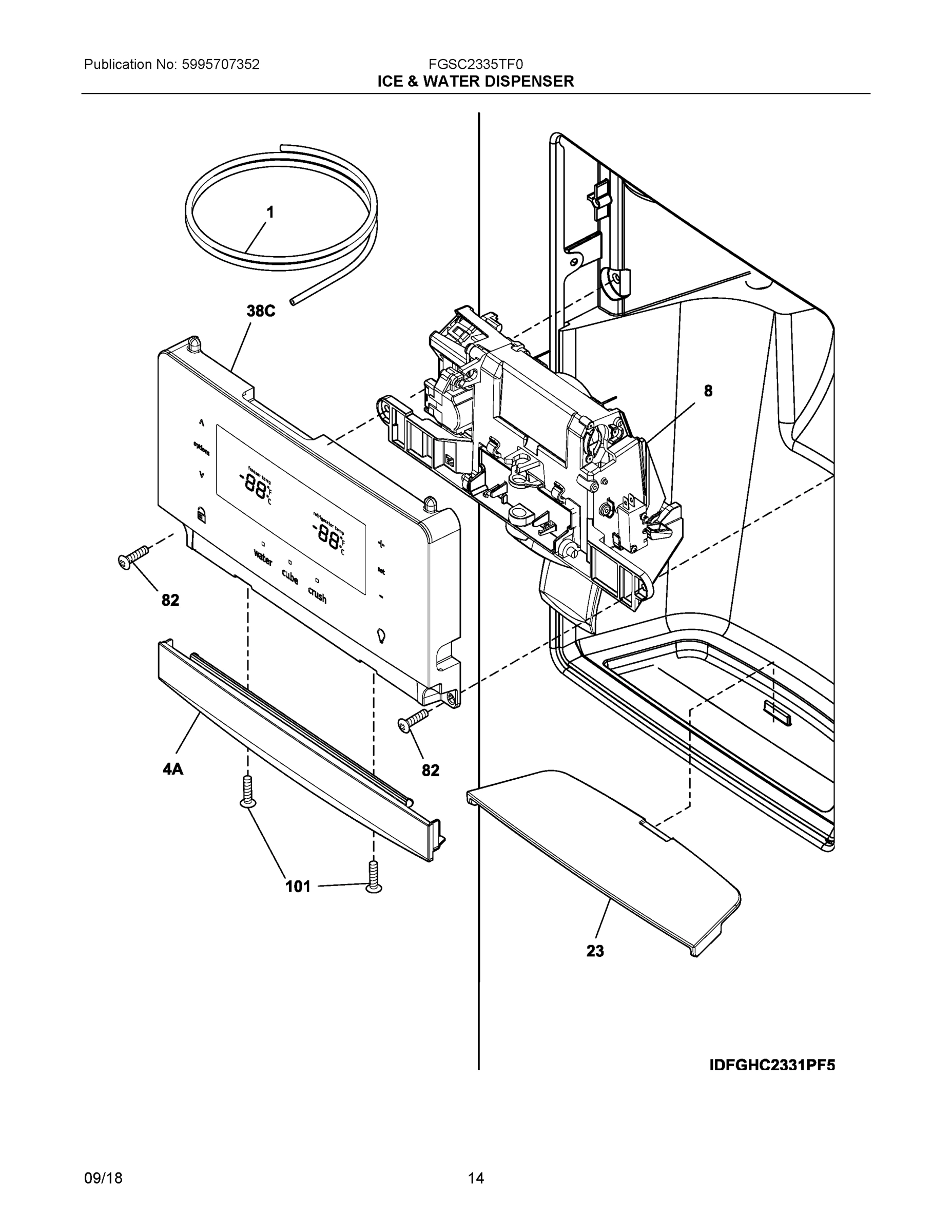08 - ICE & WATER DISPENSER