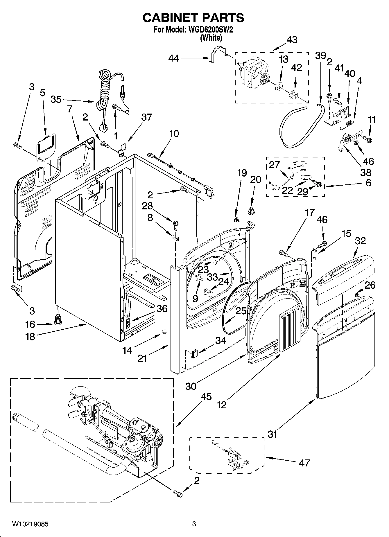02 - CABINET PARTS