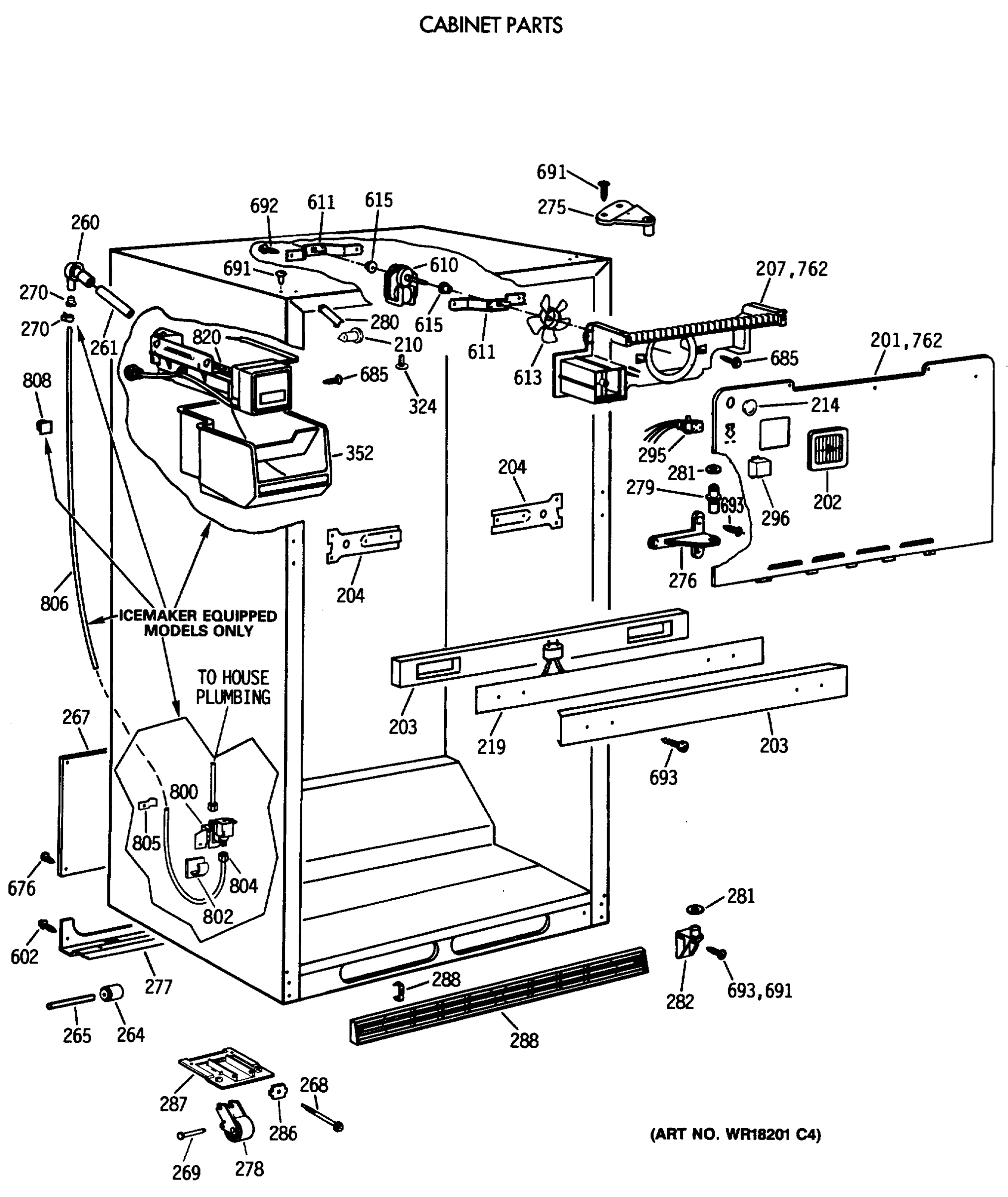 CABINET PARTS