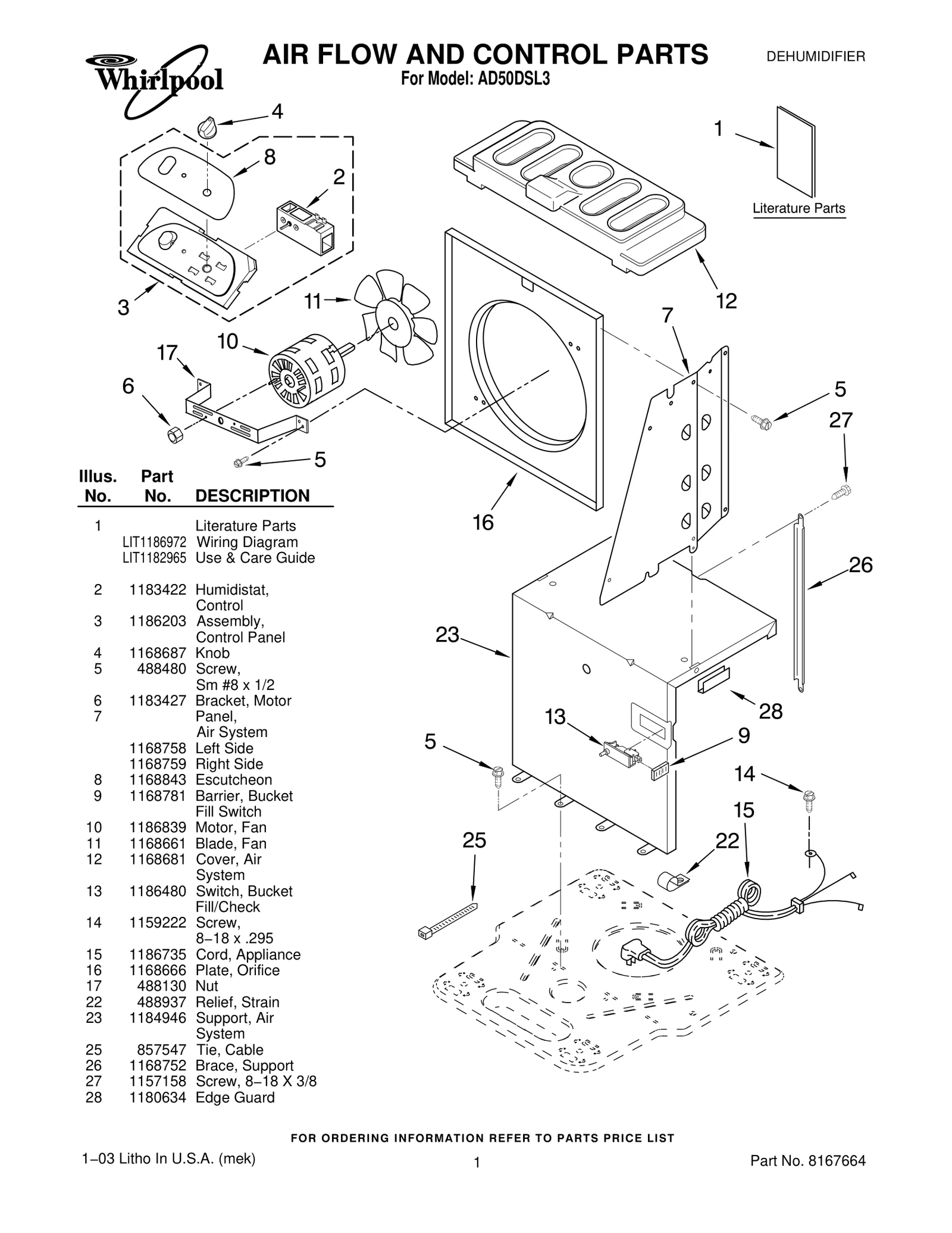 AIR FLOW AND CONTROL PARTS
