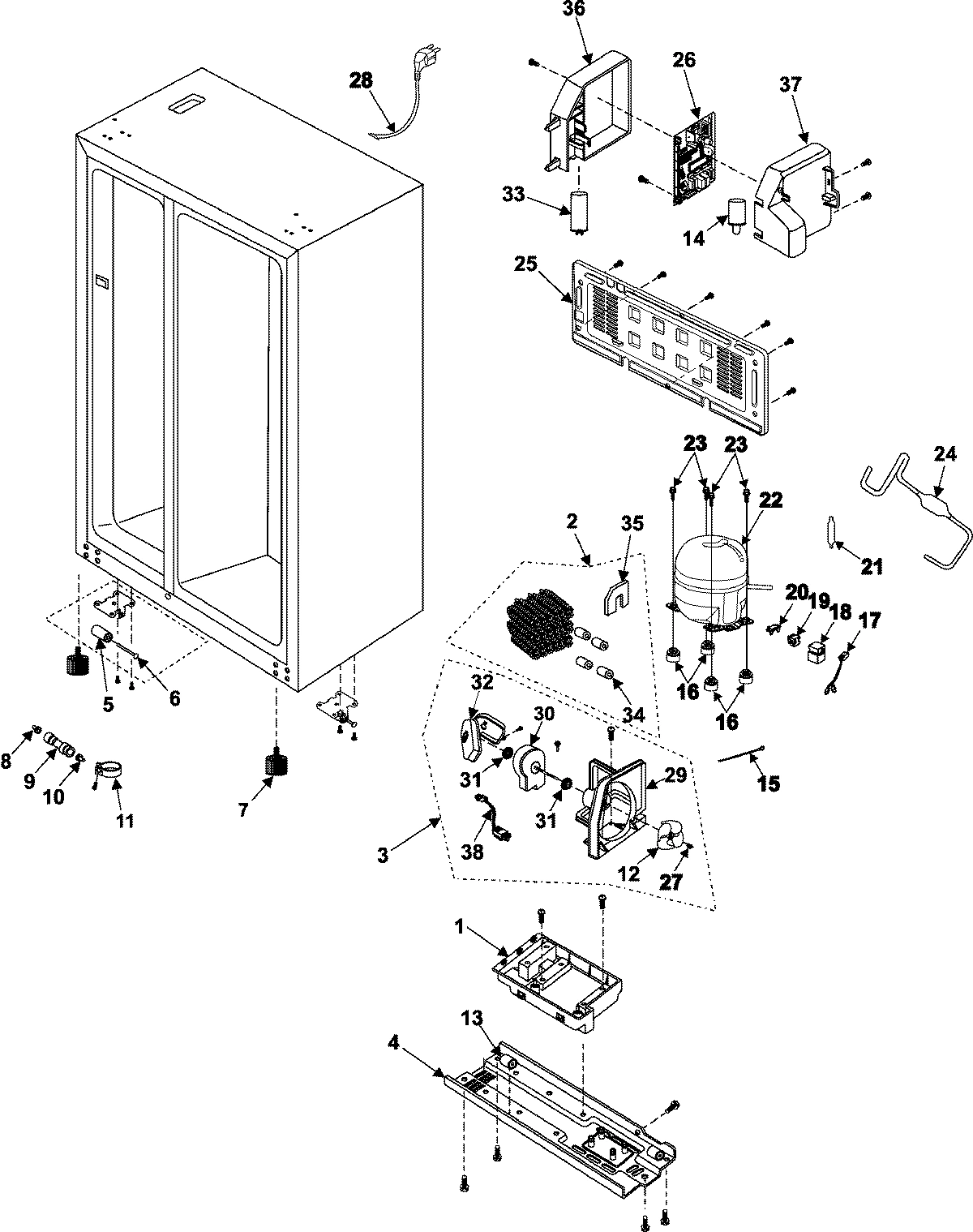 09 - MACHINE COMPARTMENT-COMPRESSOR