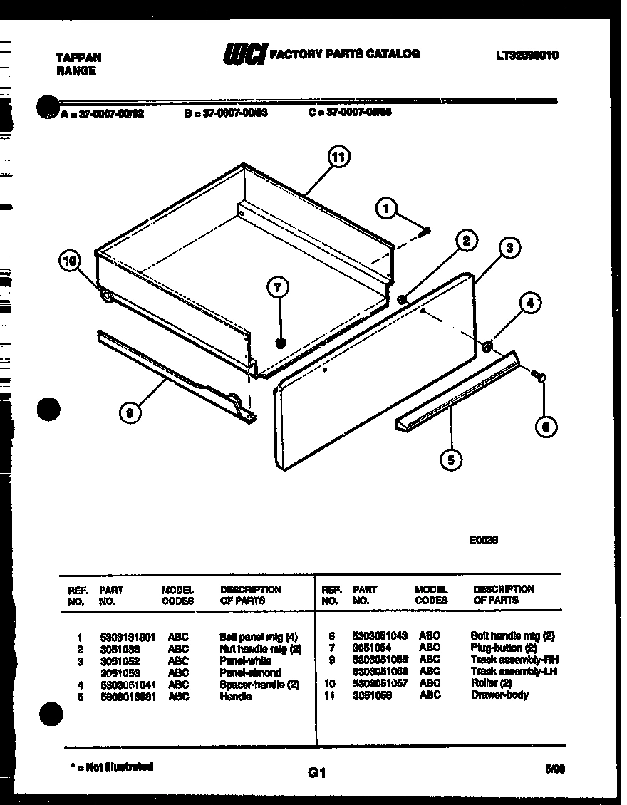 05 - DRAWER PARTS