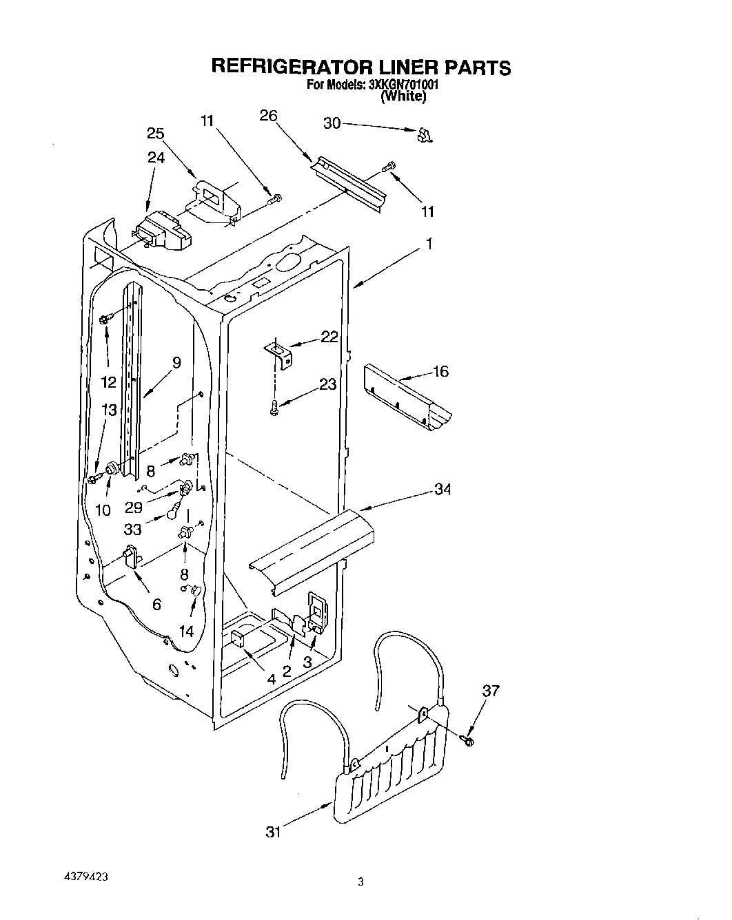 02 - REFRIGERATOR LINER