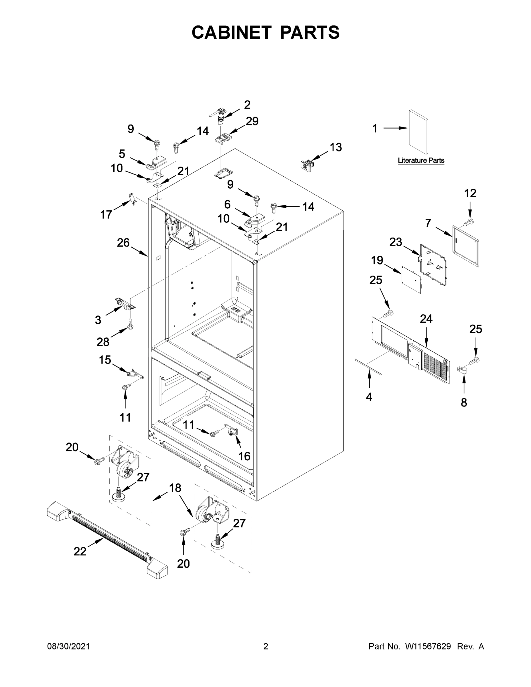 02 - CABINET PARTS