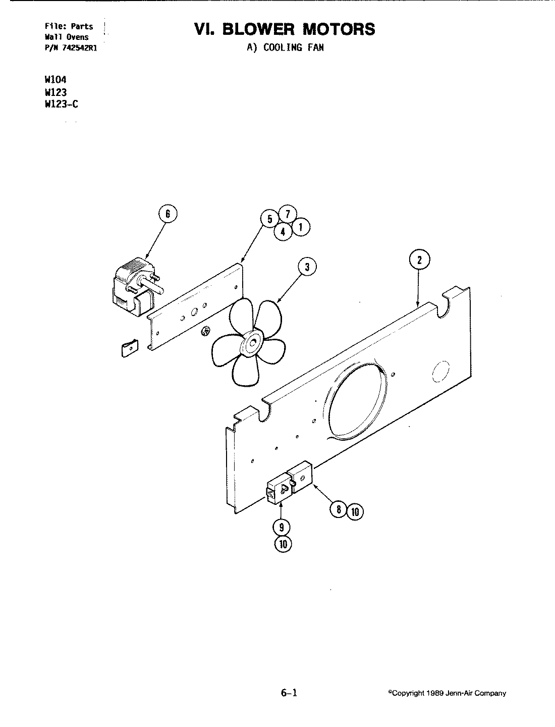 01 - BLOWER MOTOR (COOLING FAN)