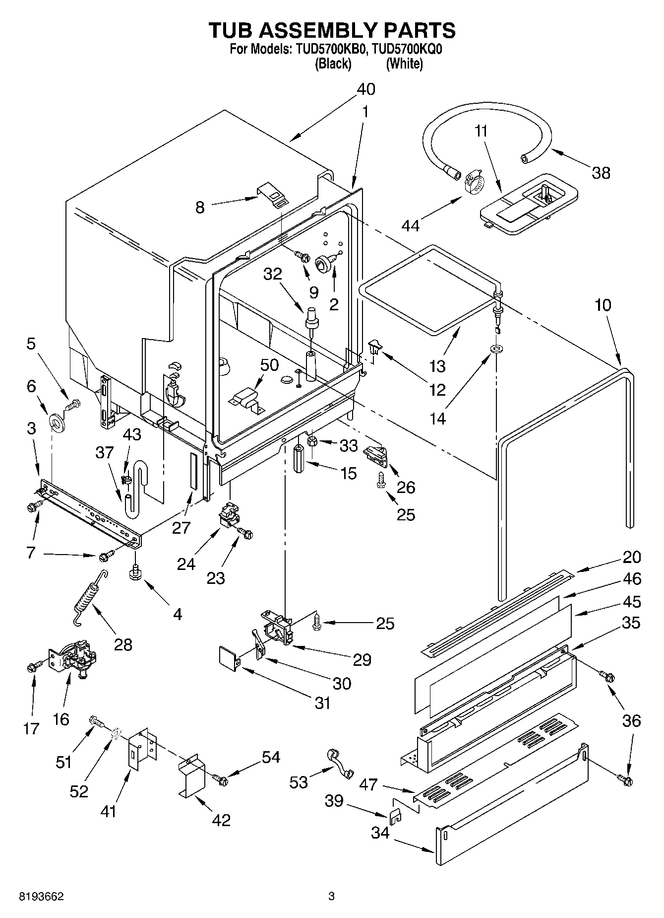 03 - TUB ASSEMBLY