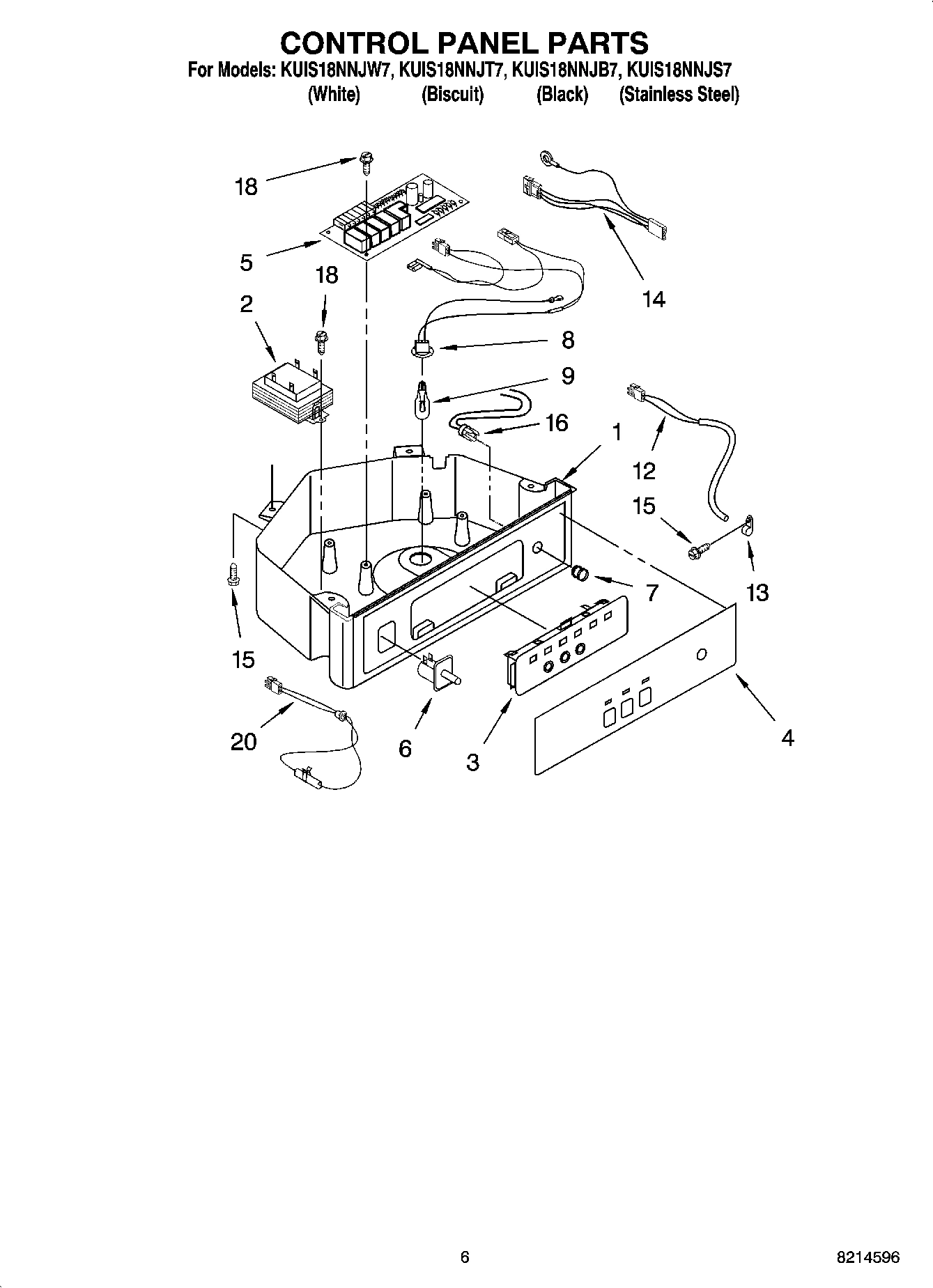 04 - CONTROL PANEL PARTS