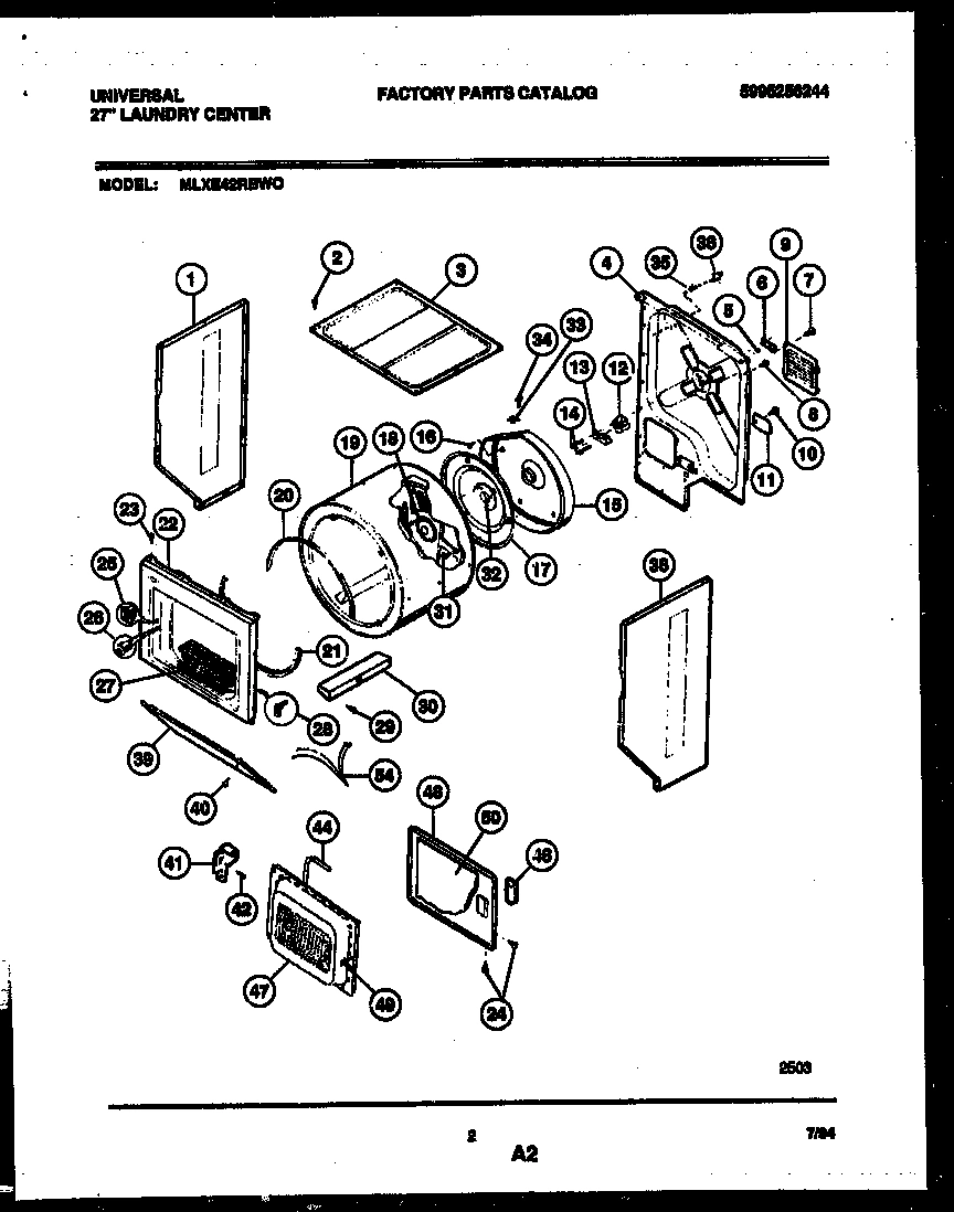 02 - CABINET AND COMPONENT PARTS