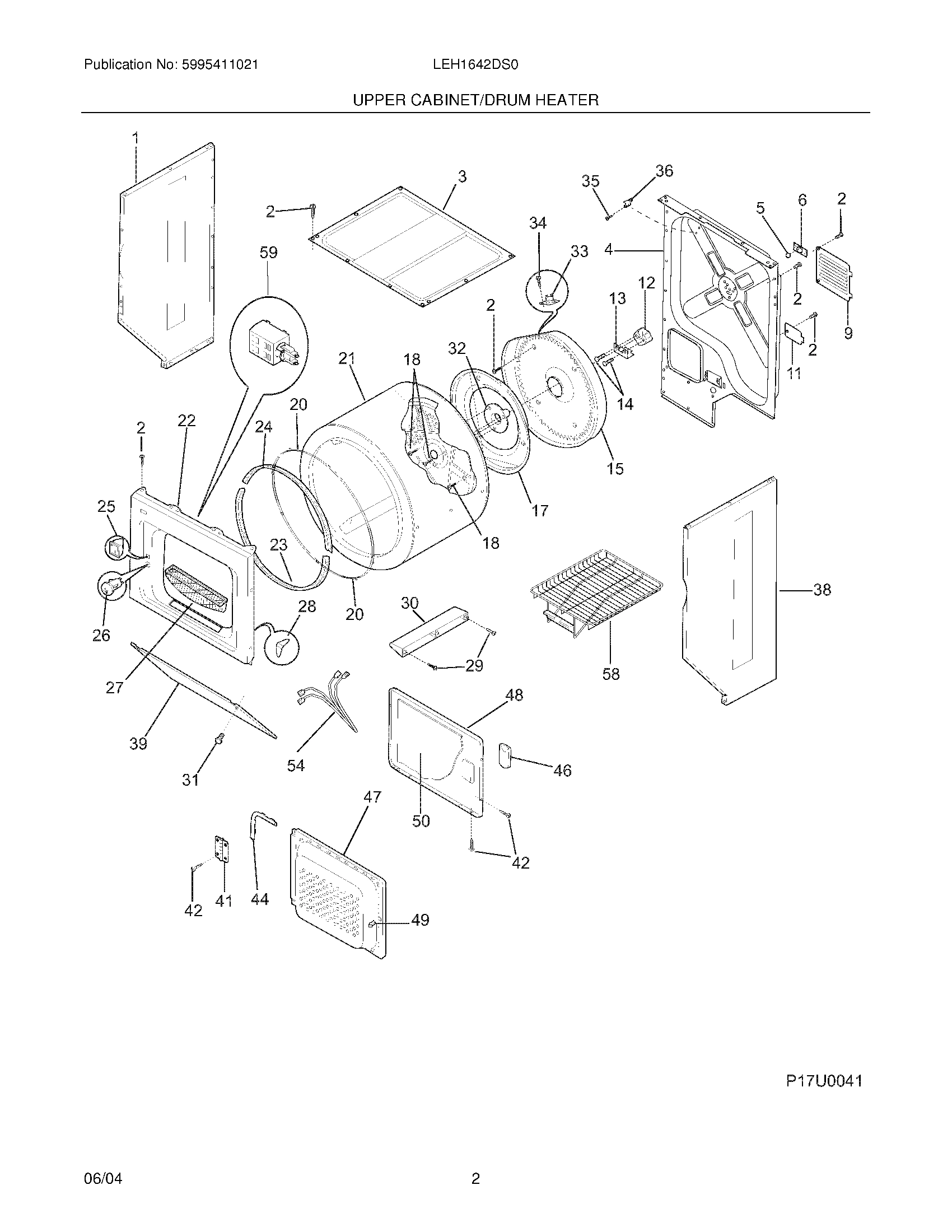03 - UPPER CABINET/DRUM HEATER