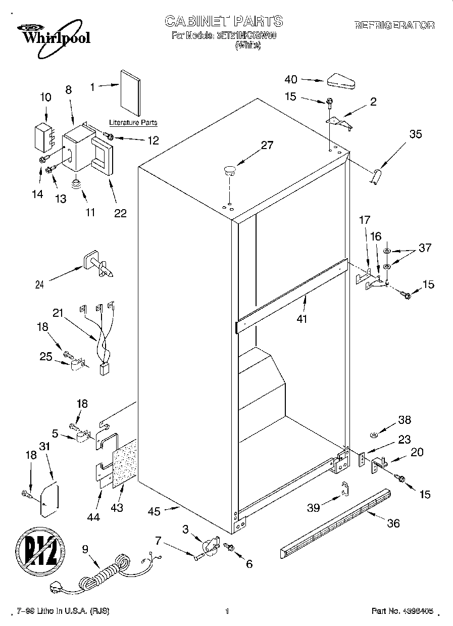01 - CABINET, LITERATURE