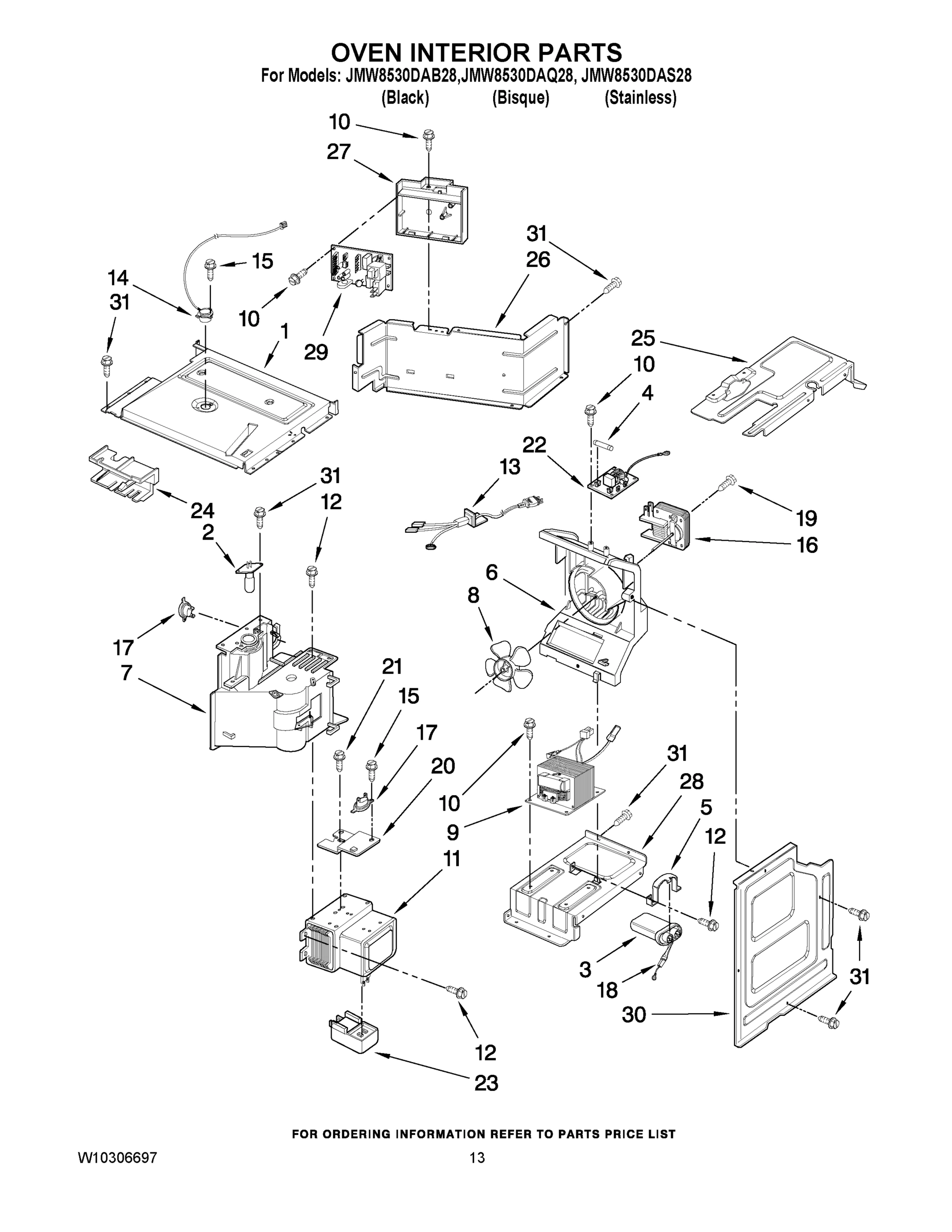 09 - OVEN INTERIOR PARTS