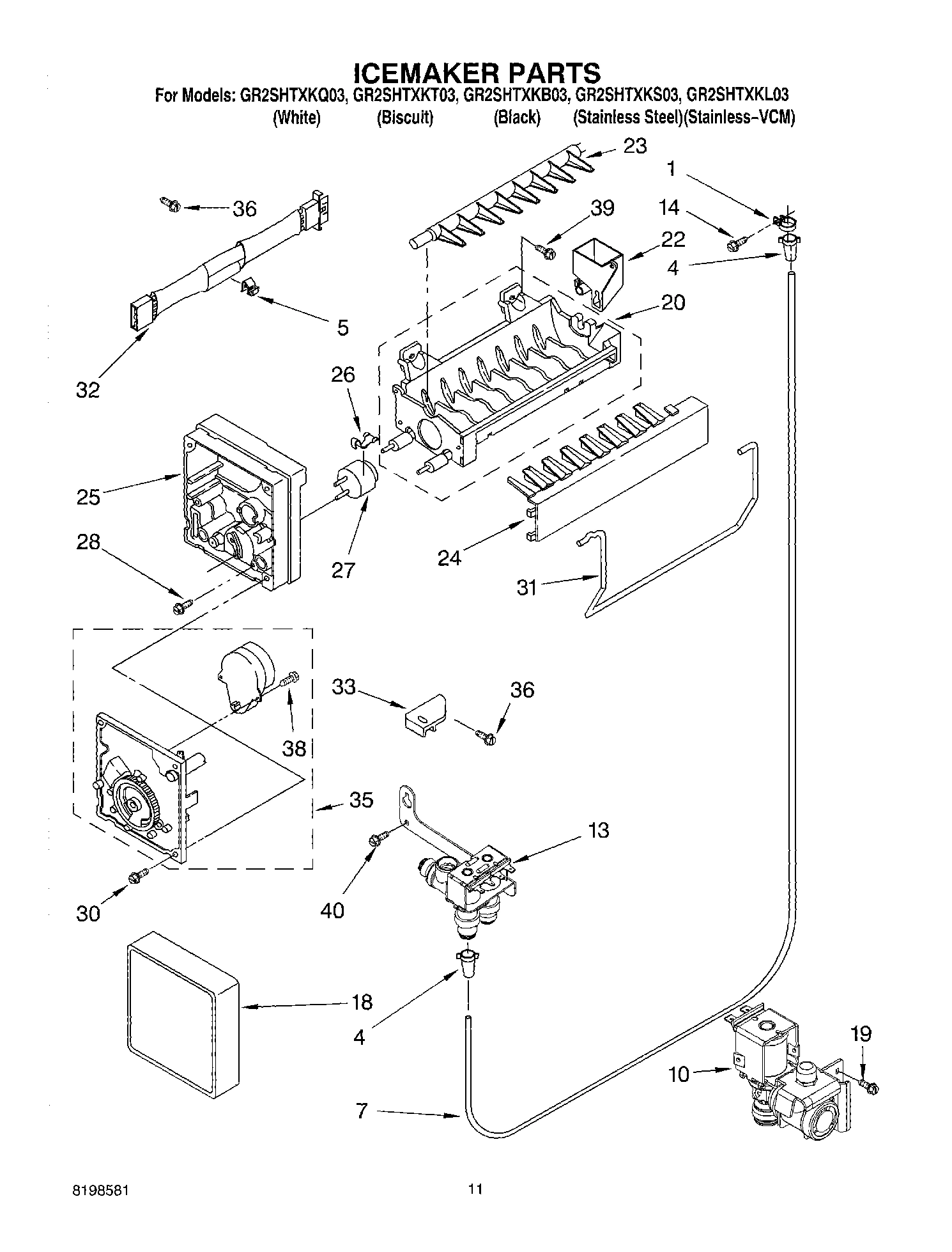 06 - ICEMAKER PARTS